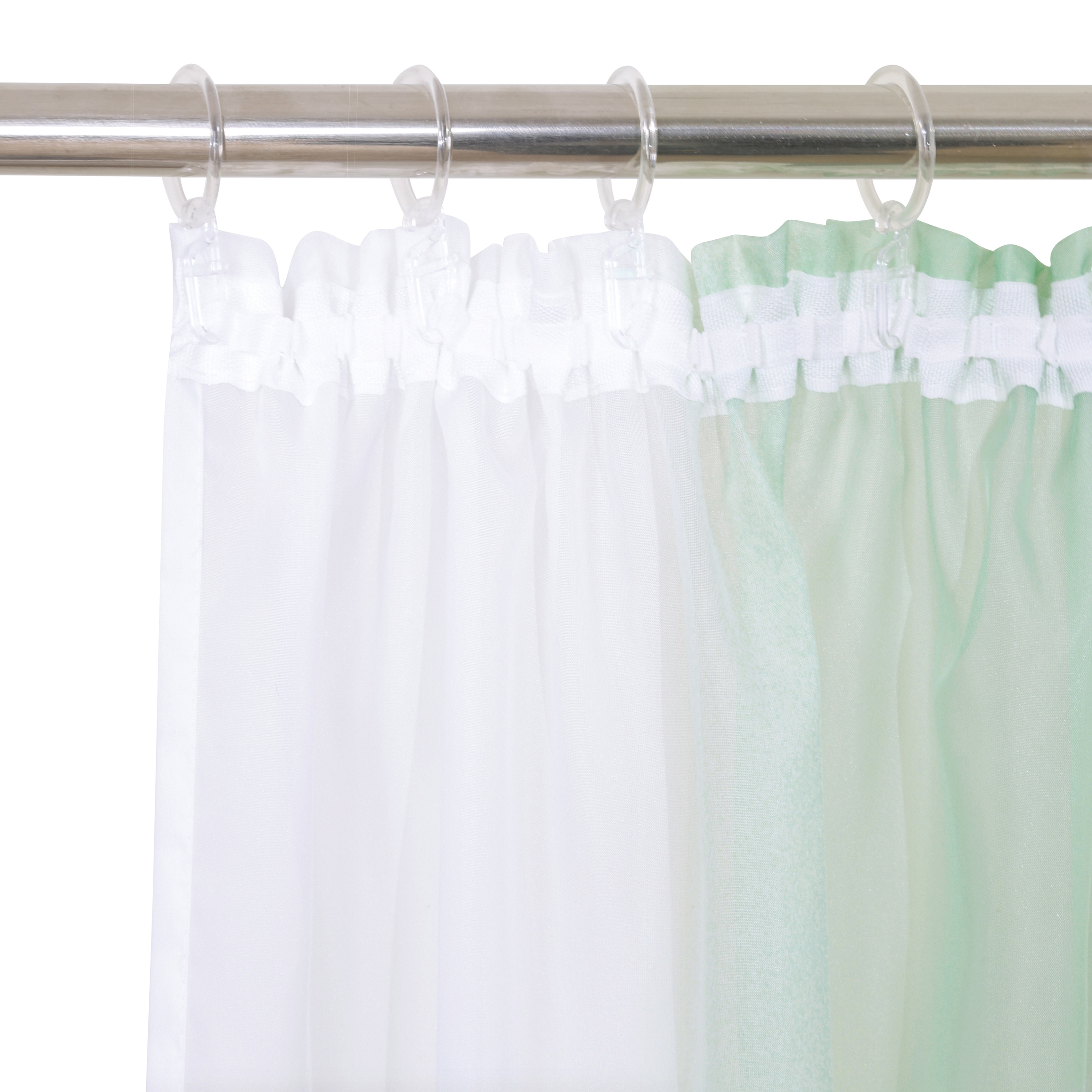 OTTO home Gardine »Nivva« Kräuselband 2 Stk. tlg. Transparent, Kräuselband, Pflegeleicht, 2er Set
