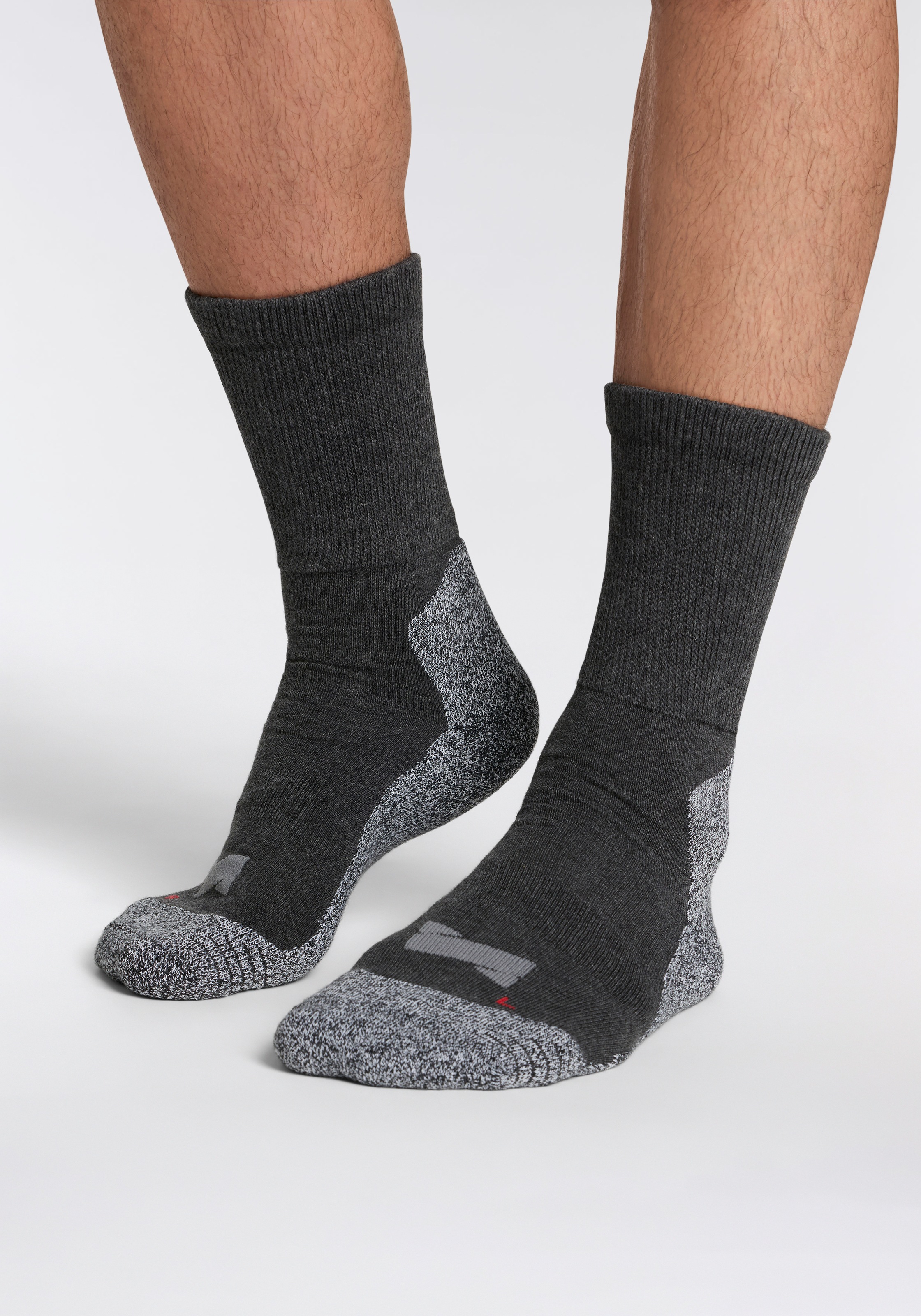 XTREME sockswear Wandersocken, (2 Paar, 2er Pack), Gepolsterte Unisex Wander-/ Sport- und Funktionssocken
