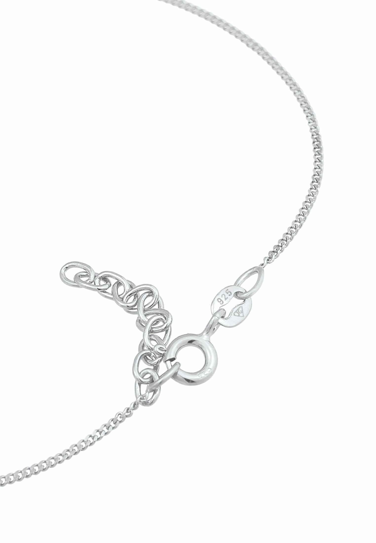 Elli Fußkette »Kinder Herz Liebe Sommer 925 Silber«