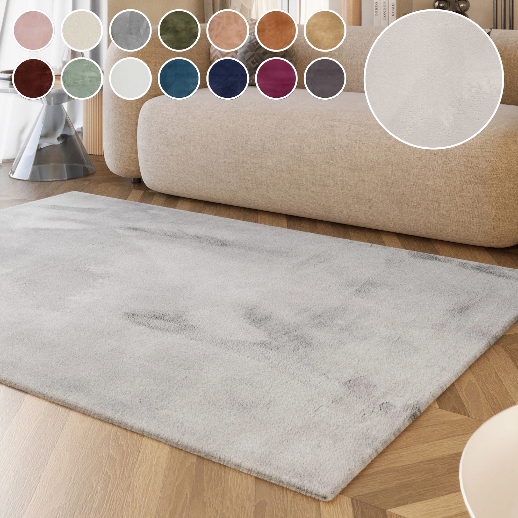 Esprit Hochflor-Teppich »Alice ESP-4377, Kunstfell«, rechteckig, 25 mm Höhe günstig online kaufen