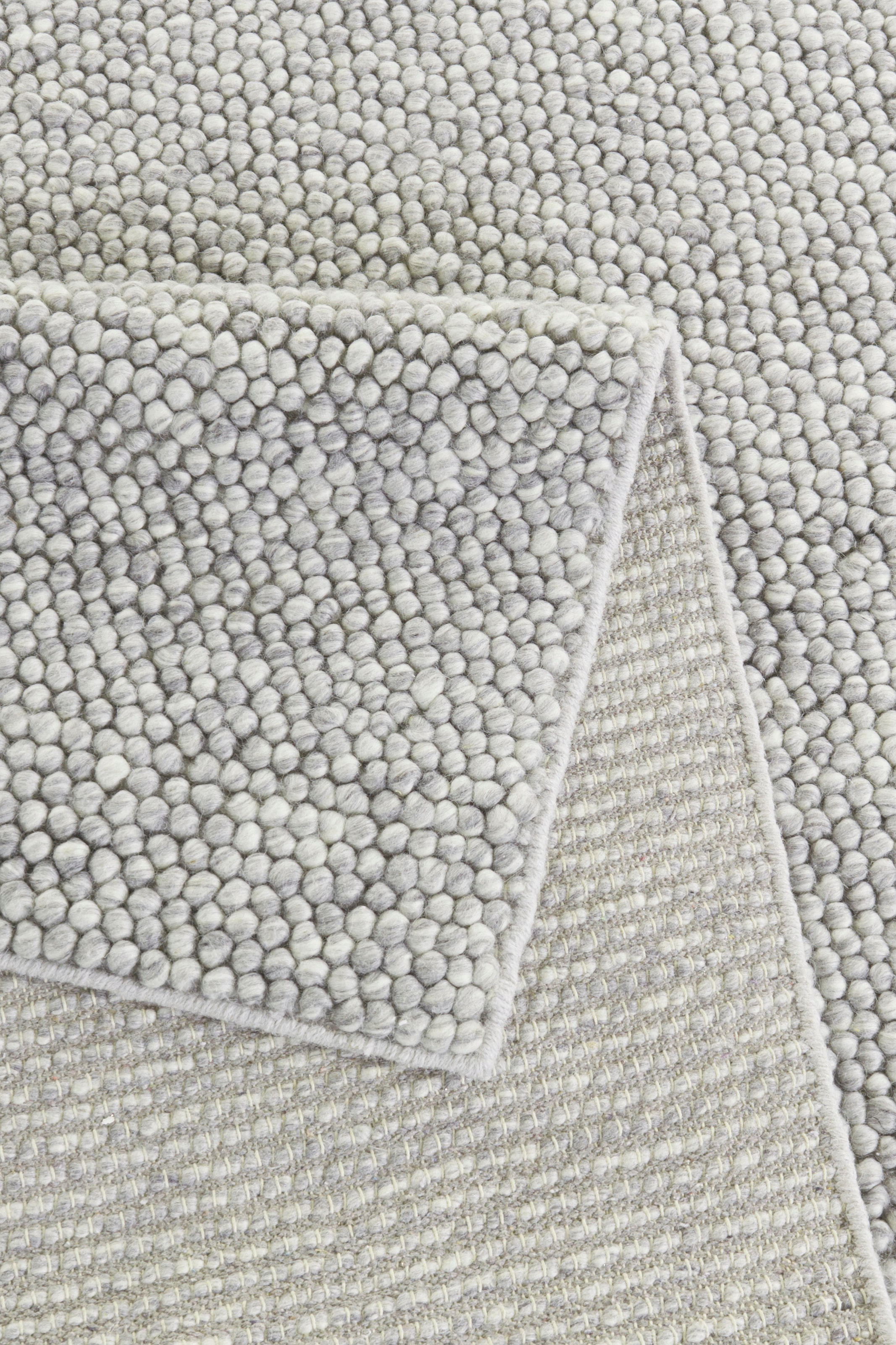 LeGer Home by Lena Gercke Wollteppich »Ainhoa, handgewebt, Wolle«, rechteckig, 12 mm Höhe, einfarbig, Wolle, Handweb Teppich, Wohnzimmer, Schlafzimmer, Esszimmer