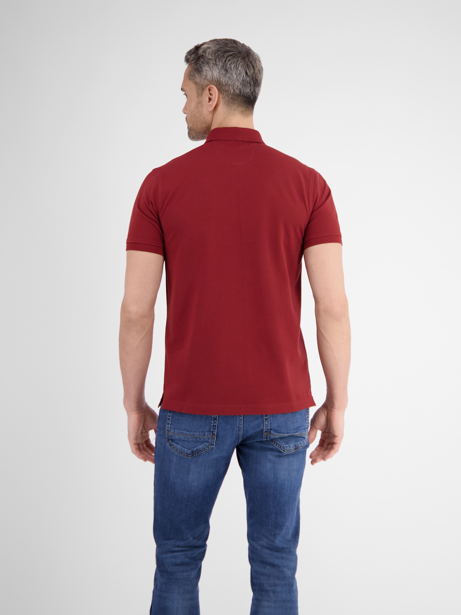 LERROS Poloshirt »LERROS Basic Poloshirt für Herren, unifarben«