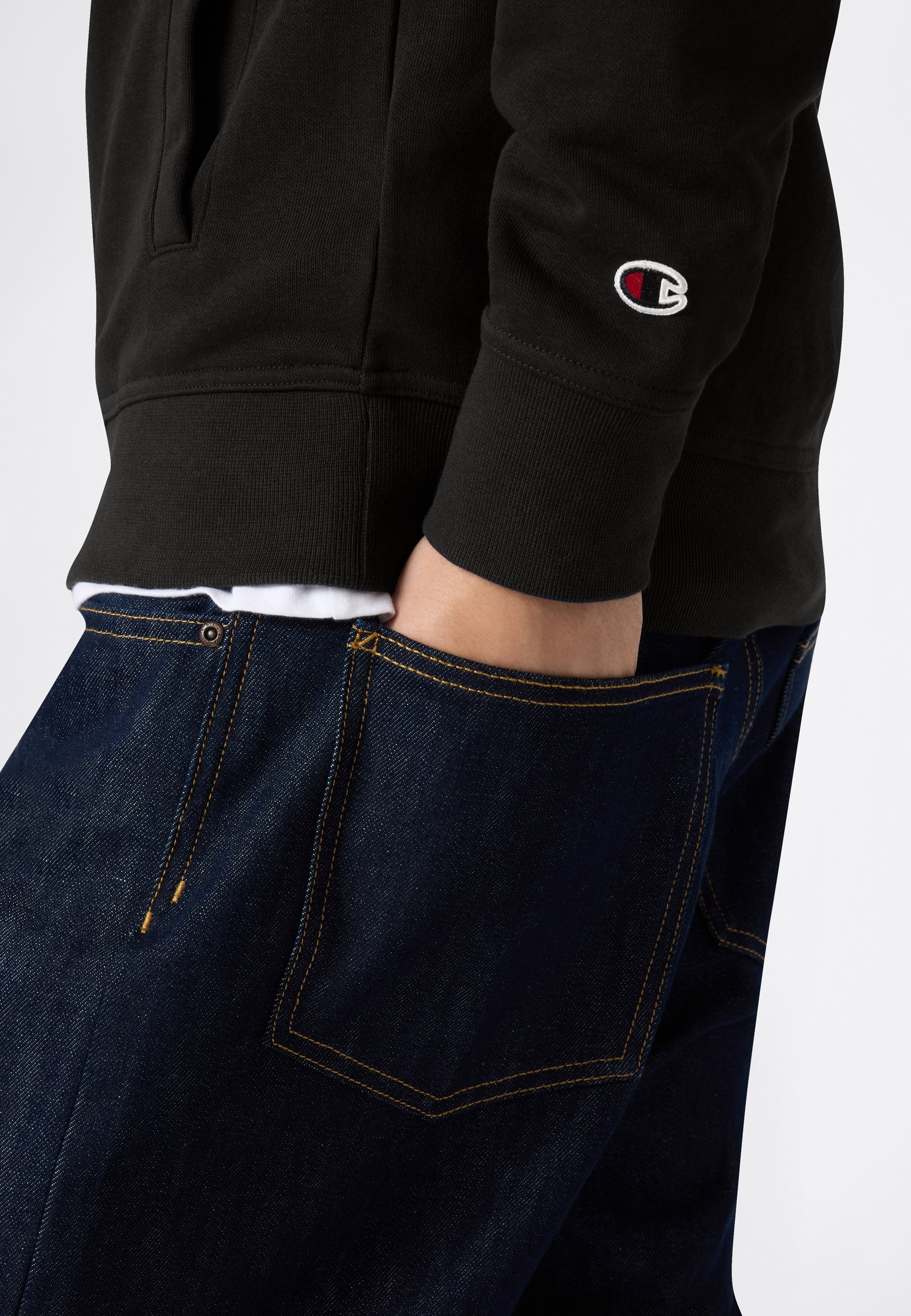 Champion Sweatjacke »ICONS CONTRAST Terry Full Zip Sweatshirt« 1 tlg.