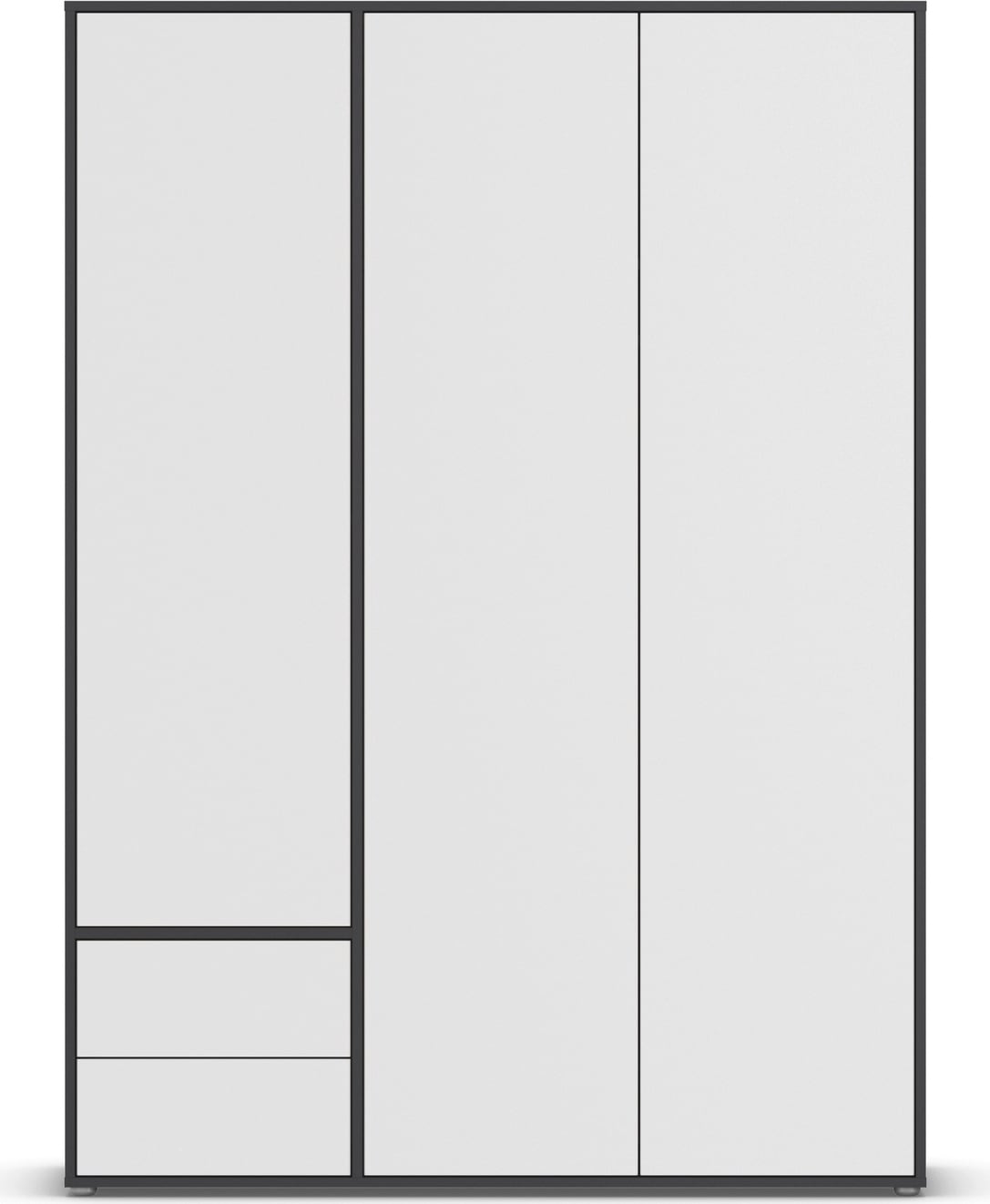 rauch Drehtürenschrank »Kleiderschrank Schrank Garderobe Wäscheschrank NABILA viel Stauraum«, (in 3 verschiedenen Ausstattungen BASIC/CLASSIC/PREMIUM), mit 2 Schubladen und Push-to-Open Funktion TOPSELLER MADE IN GERMANY