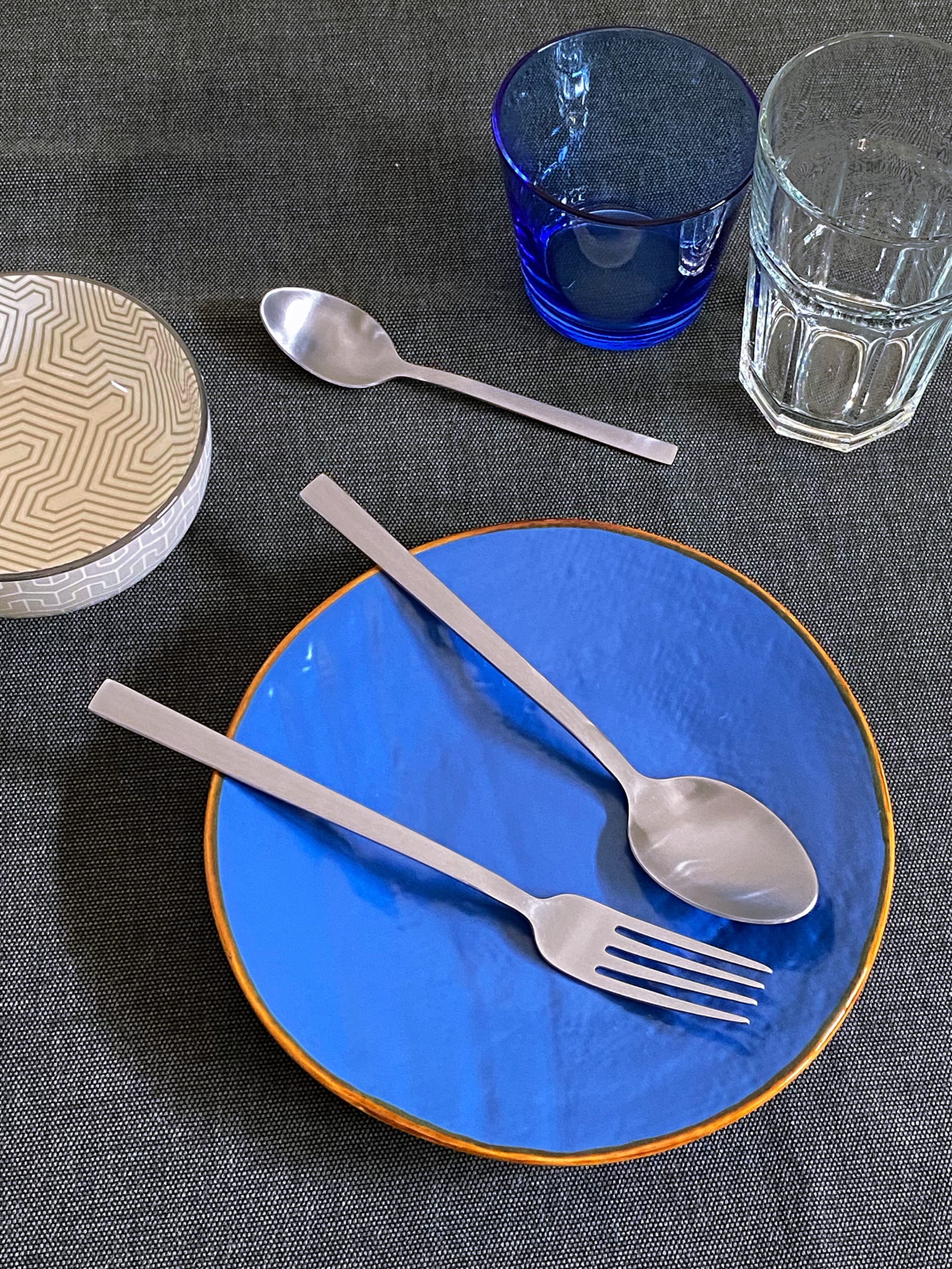 PINTINOX Besteck-Set »DUKE SATIN« in moderner und zeitloser Formgebung