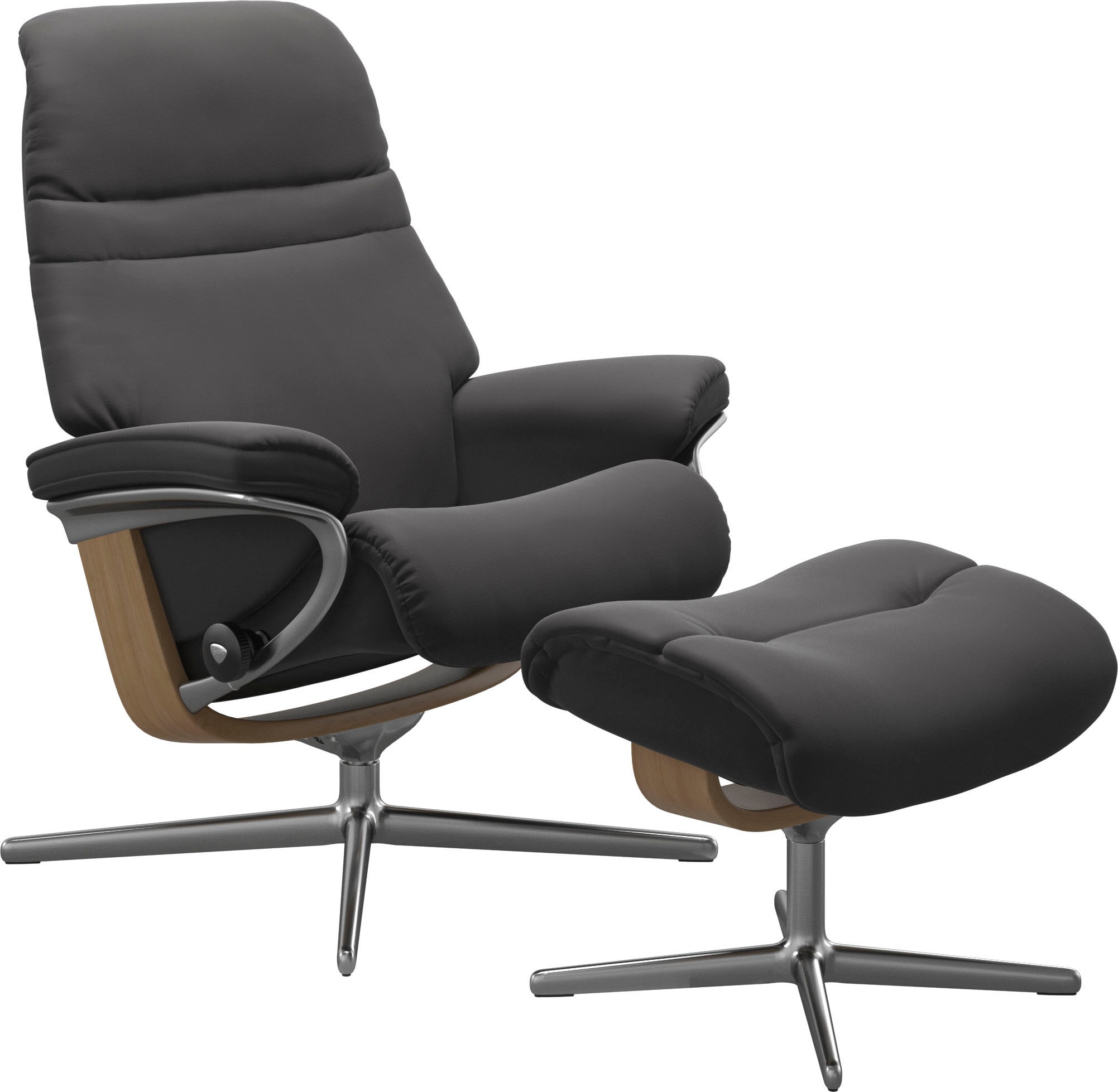 Stressless® Relaxsessel »Sunrise«, (Set, Relaxsessel mit Hocker), mit Hocke günstig online kaufen