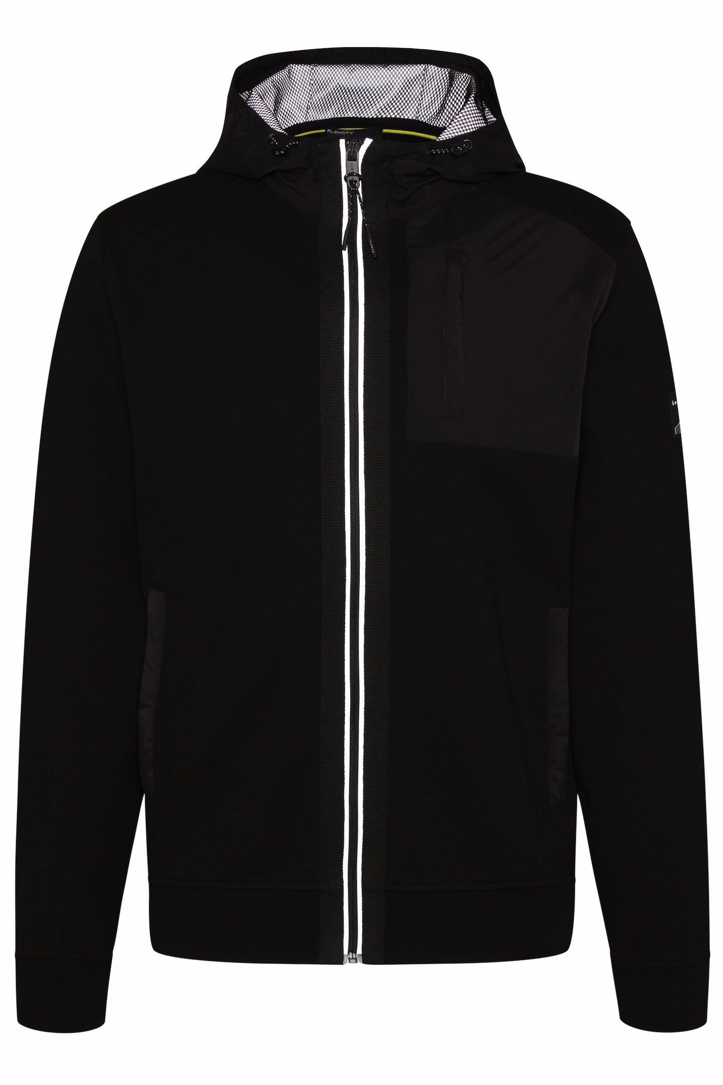 bugatti Sweatjacke, mit abnehmbarer Kapuze