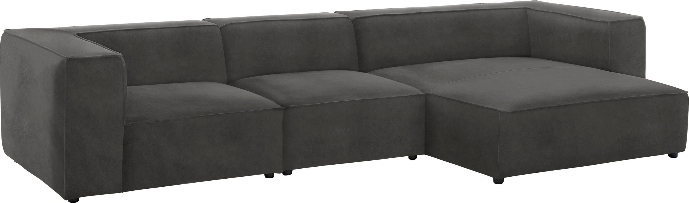 W.SCHILLIG Ecksofa »around-the-block«, mit eleganter Biese, mit Federkern, Breite 341 cm