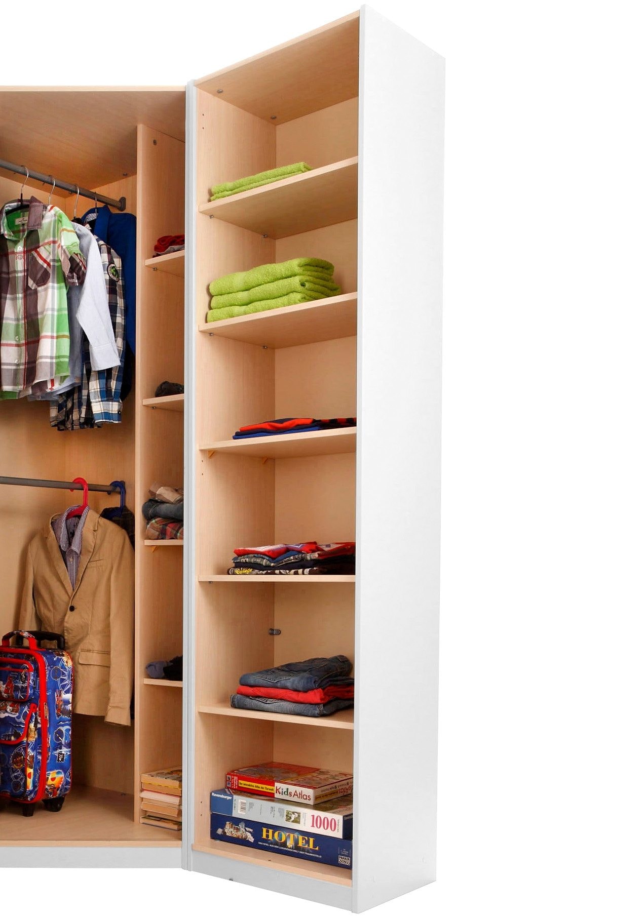 priess Kleiderschrank »Saragossa« mit 5 Einlegeböden