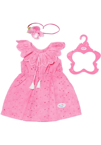 Baby Born Puppenkleidung »Trendy Blumenkleid, 43 cm«, mit Kleiderbügel kaufen