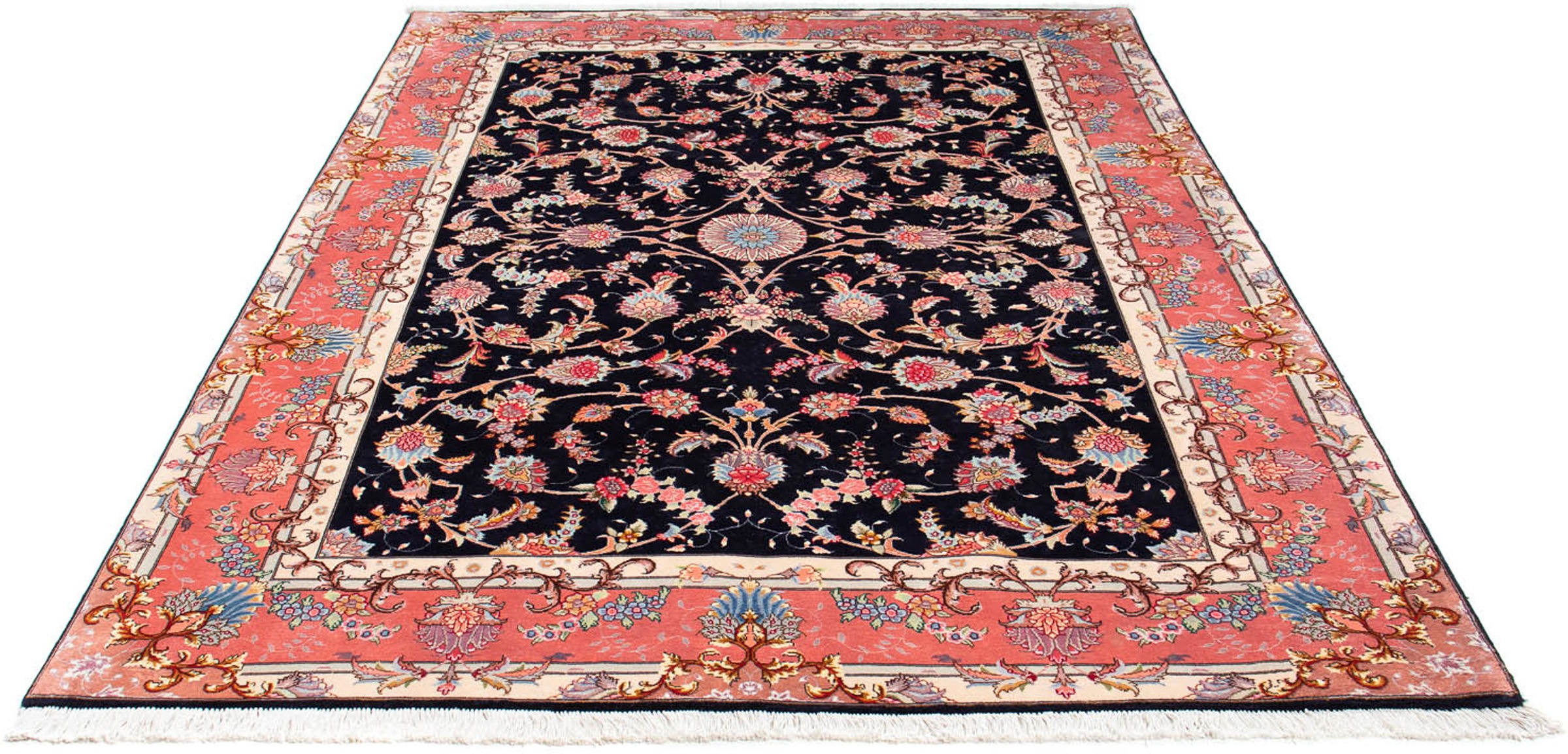 morgenland Orientteppich »Perser - Täbriz - Royal - 238 x 172 cm - dunkelbl günstig online kaufen