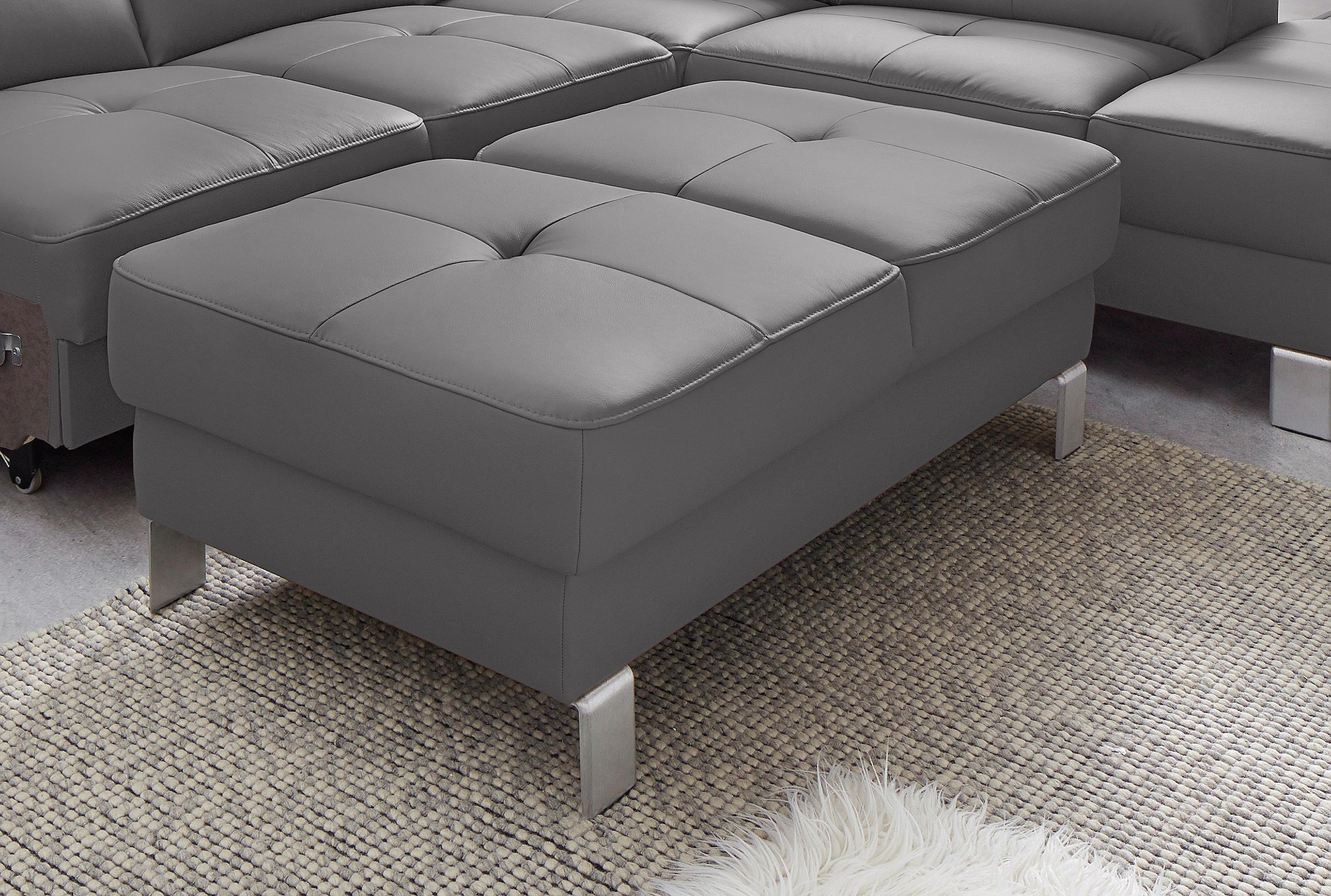 exxpo - sofa fashion Hocker »Mantua 2« auf Rechnung kaufen