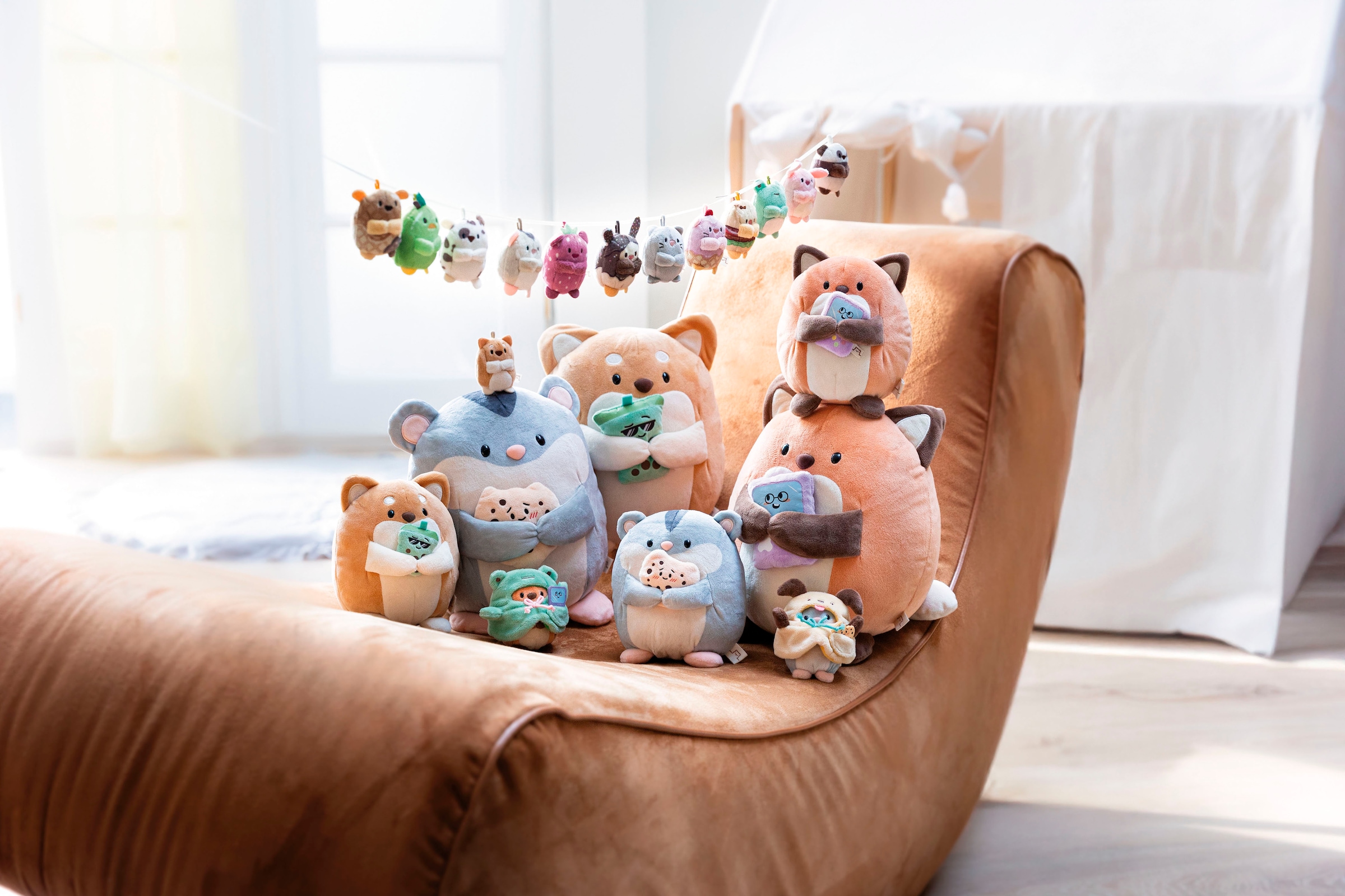 Nici Kuscheltier »mymochi, Fuchs Geeks 27 cm mit Video Spiel«