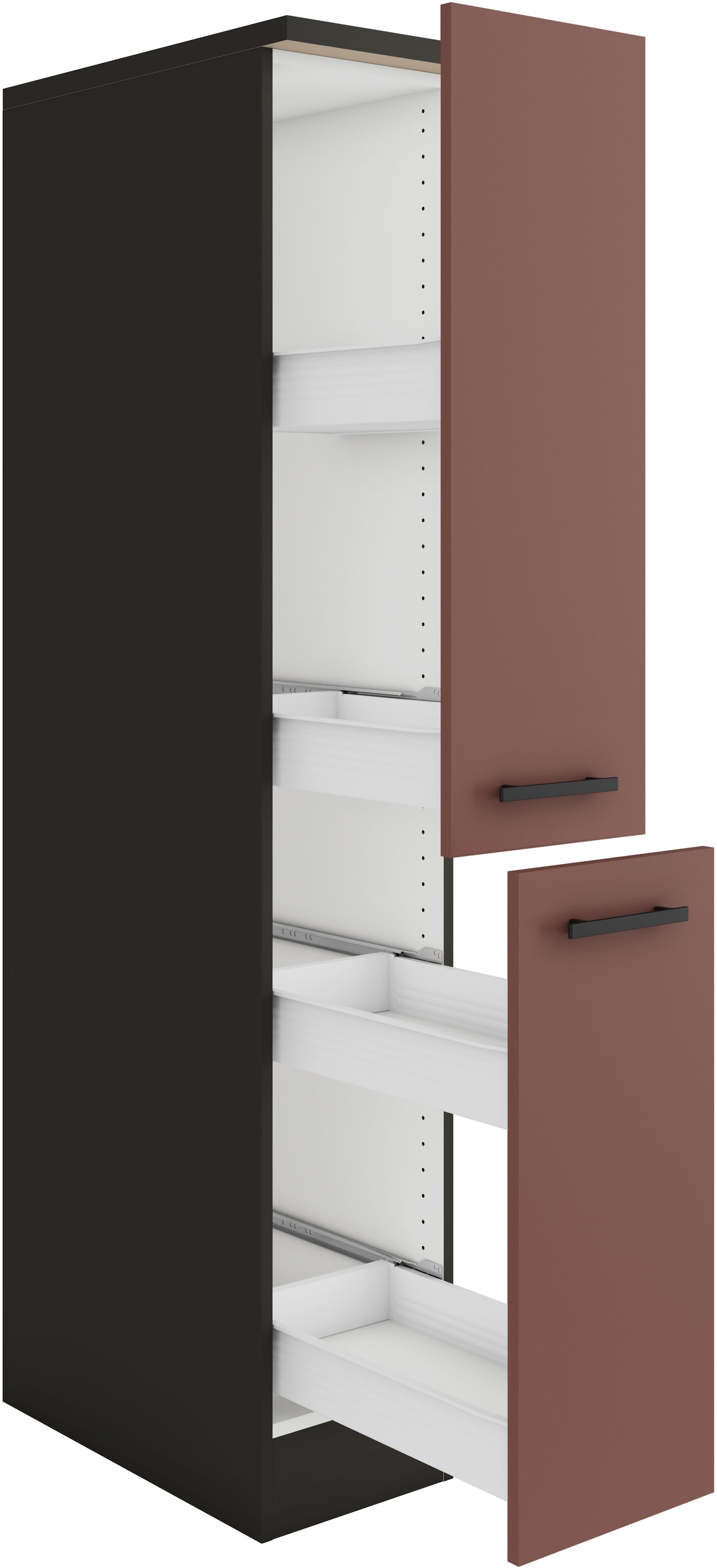 OPTIFIT Apothekerschrank »Palma«, Breite 30 cm, Höhe 174,4 cm, 2 Auszüge, 5 Ablagen