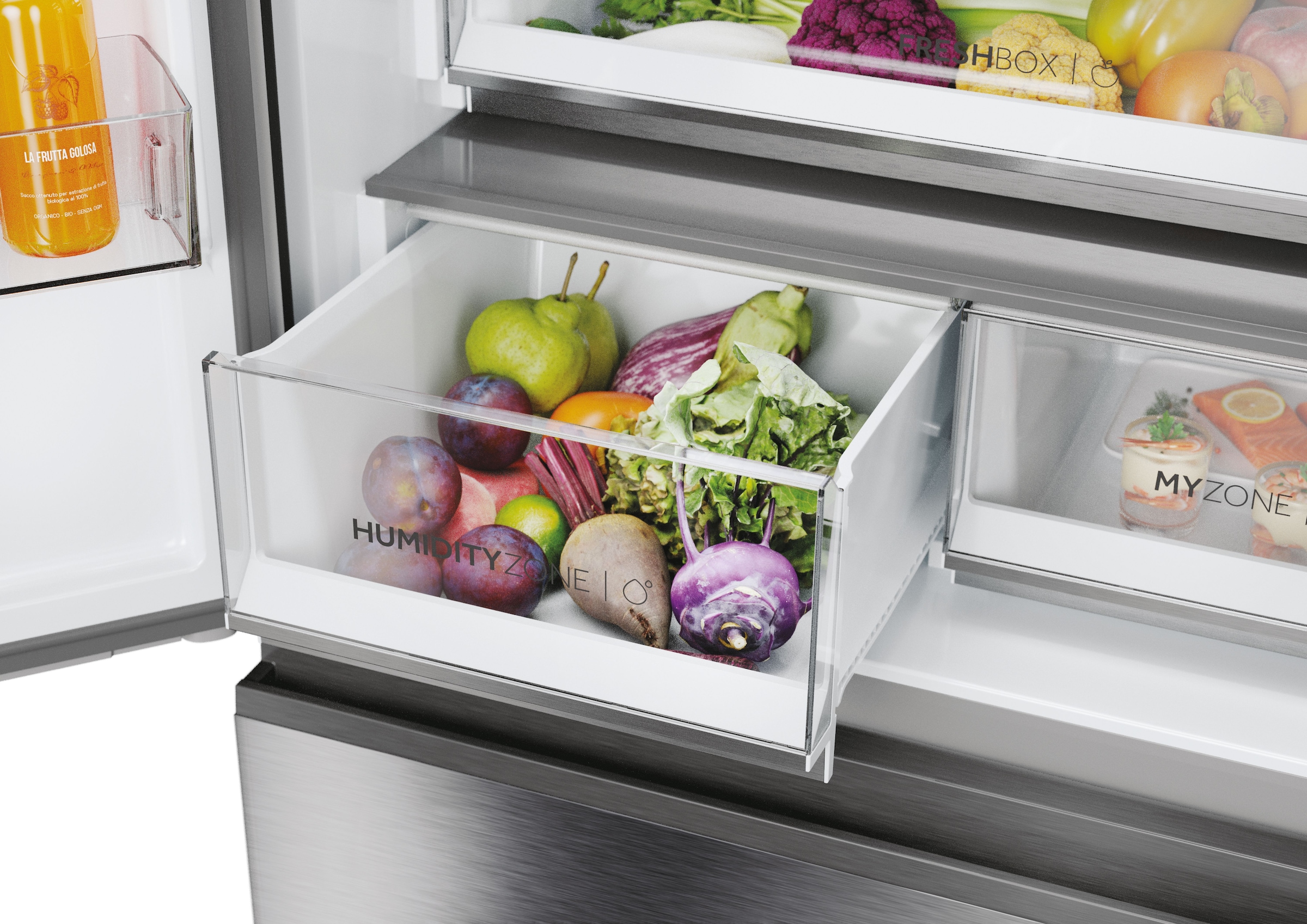 Haier French Door FD 90 SERIES 7 »HFR7819ENGC«, 190 cm hoch, 83 cm breit, Nutzinhalt: 504 Liter, HumidityZone