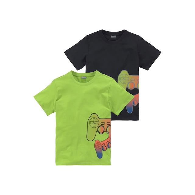 KIDSWORLD T-Shirt »GAMER«, (Packung, 2 tlg.) im Online-Shop bestellen