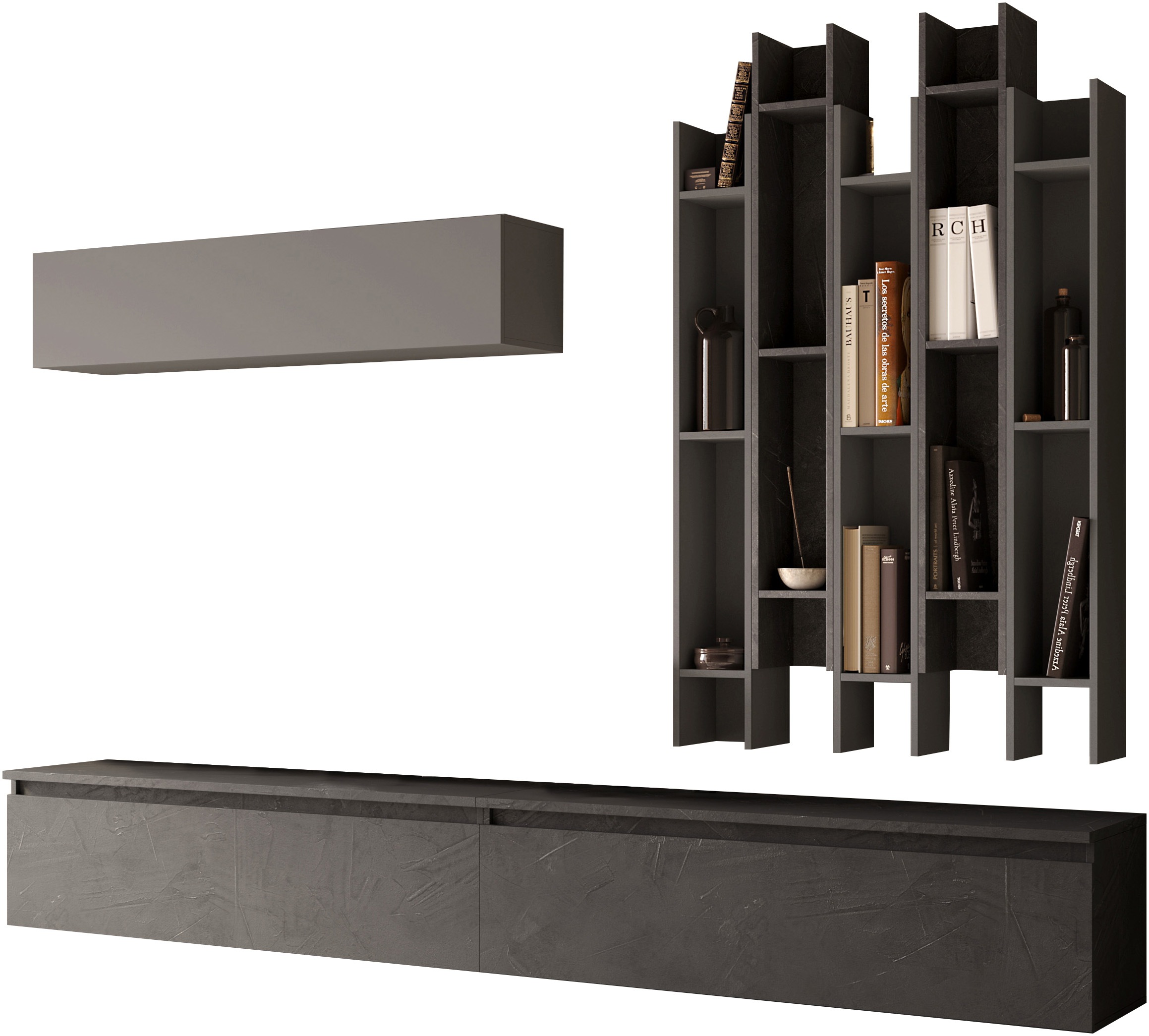 INOSIGN Wohnwand »INFINITY, 8tlg. Breite 276 cm, Höhe variabel, Schrankwand günstig online kaufen