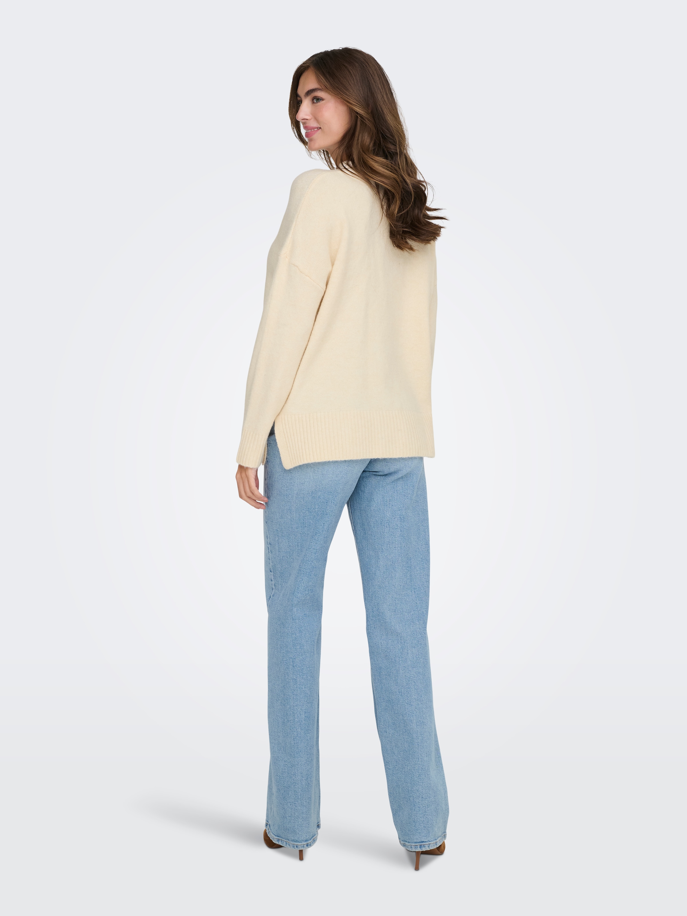 ONLY Strickpullover »ONLHAZEL LS HIGHNECK OVERS PULL KNT NOOS«