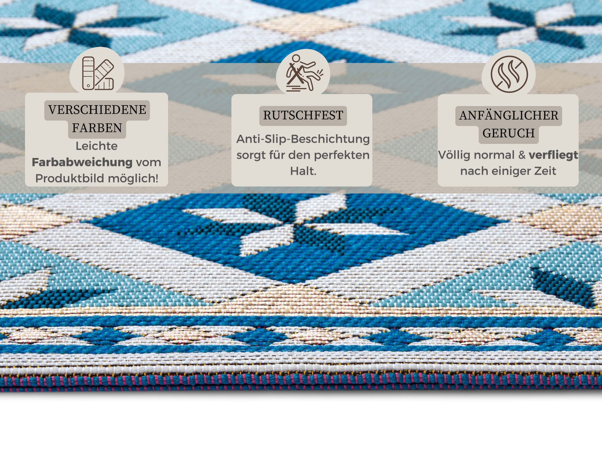 HANSE Home Läufer »Classic«, rechteckig, 6 mm Höhe, strapazierfähig, pflegeleicht, robust, Anti-Slip, Küche, Flur