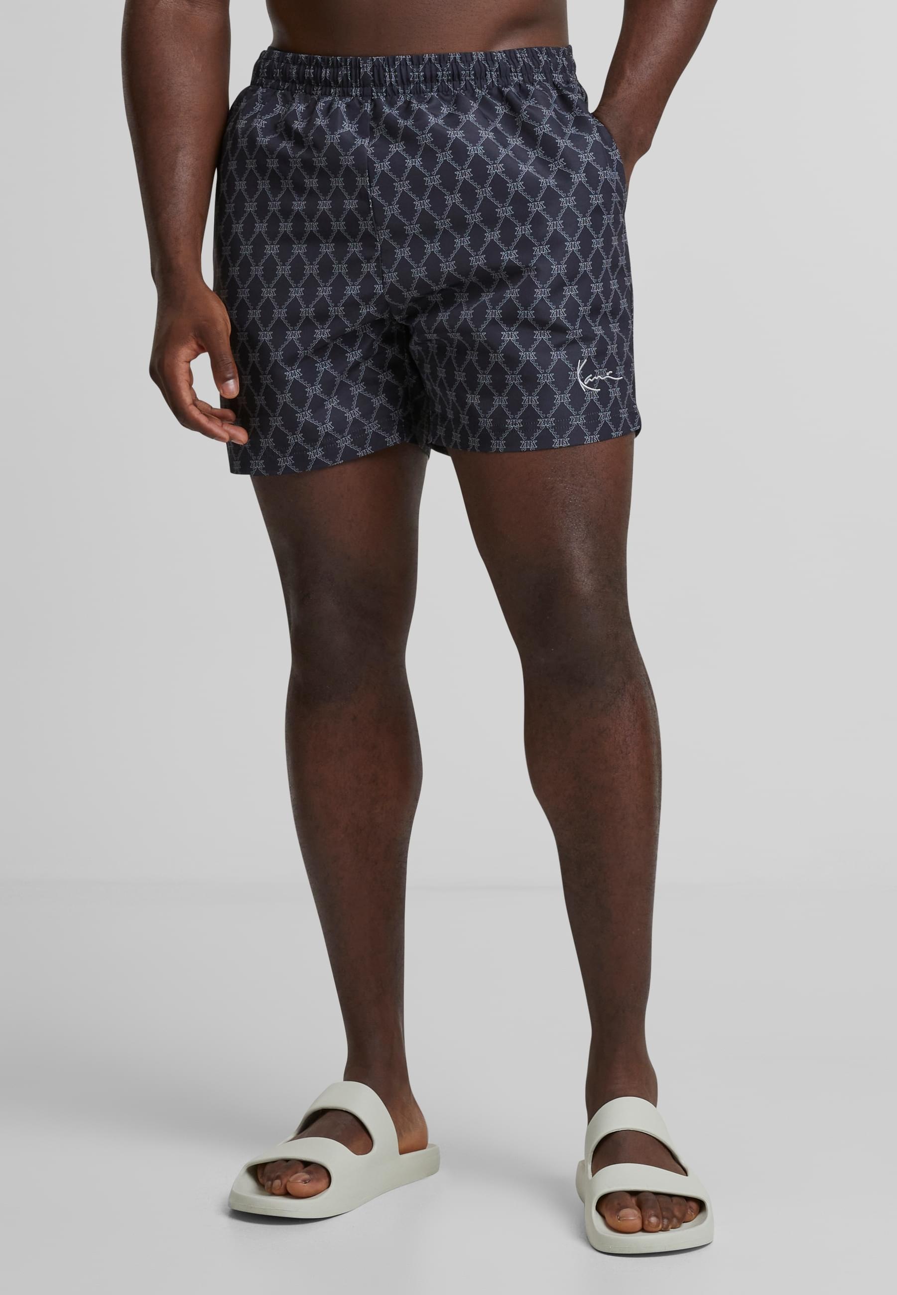 Karl Kani Badeshorts »Karl Kani KM251-041-1 Signature Monogram Aop Swim Shorts«