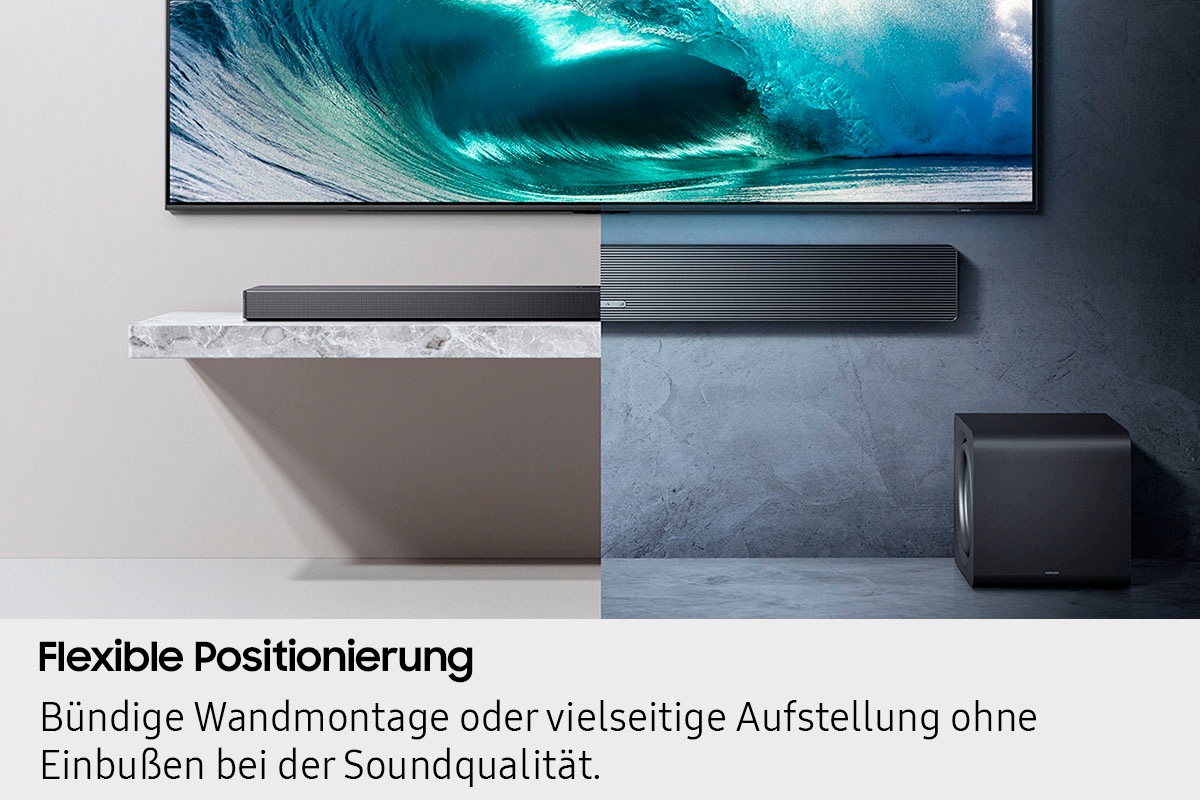 Samsung Soundbar »HW-QS710GF Q-Soundbar«, 3.1.2-Kanal Sound System, SpaceFit Sound Pro, Flexible Positionierung