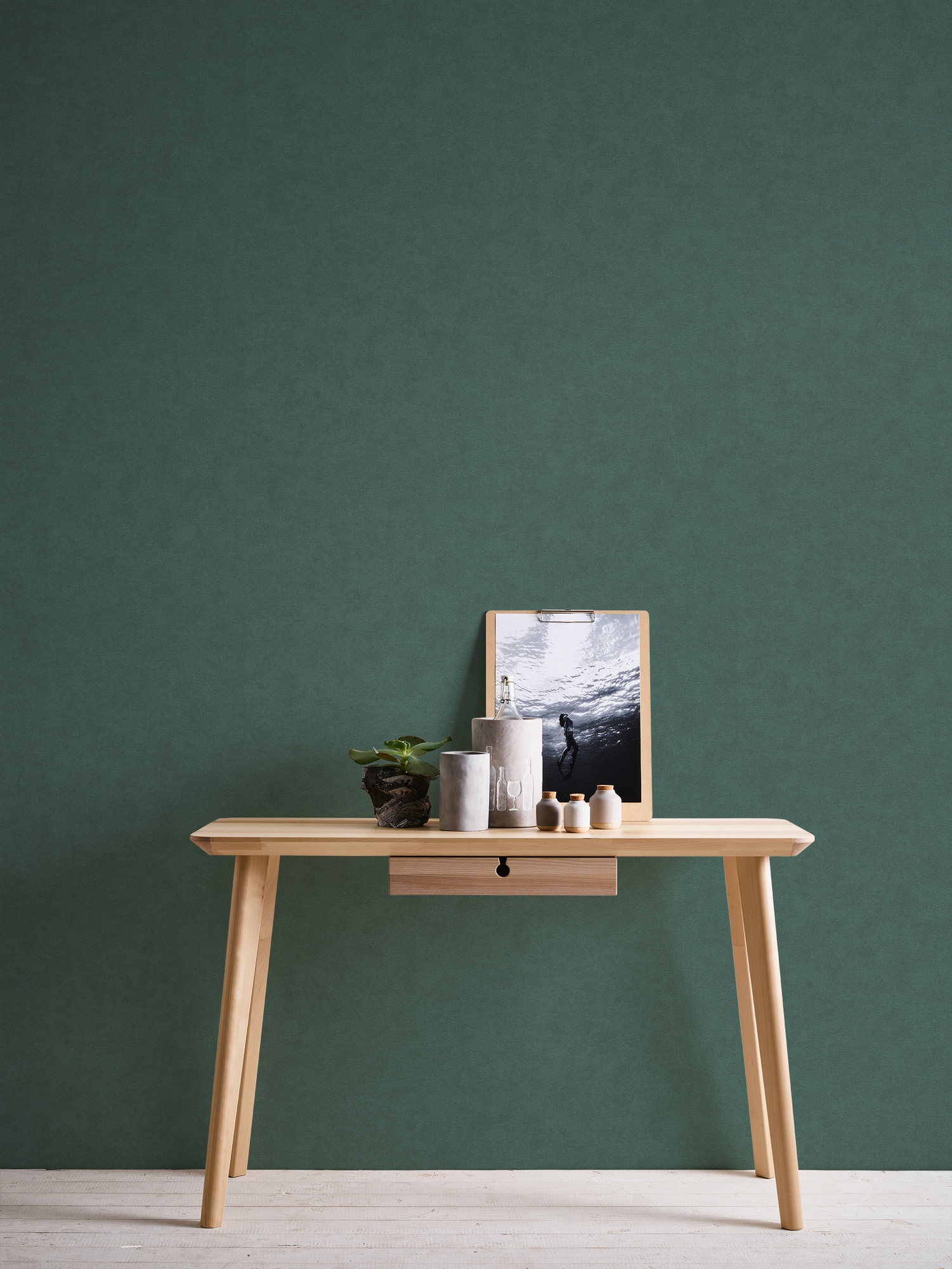 A.S. Création Vliestapete »Casual Living einfarbige Tapete Unitapete mit Struktur Landhaus«, matt, Vliestapete Uni für Schlafzimmer Küche Wohnzimmer Uni Design modern