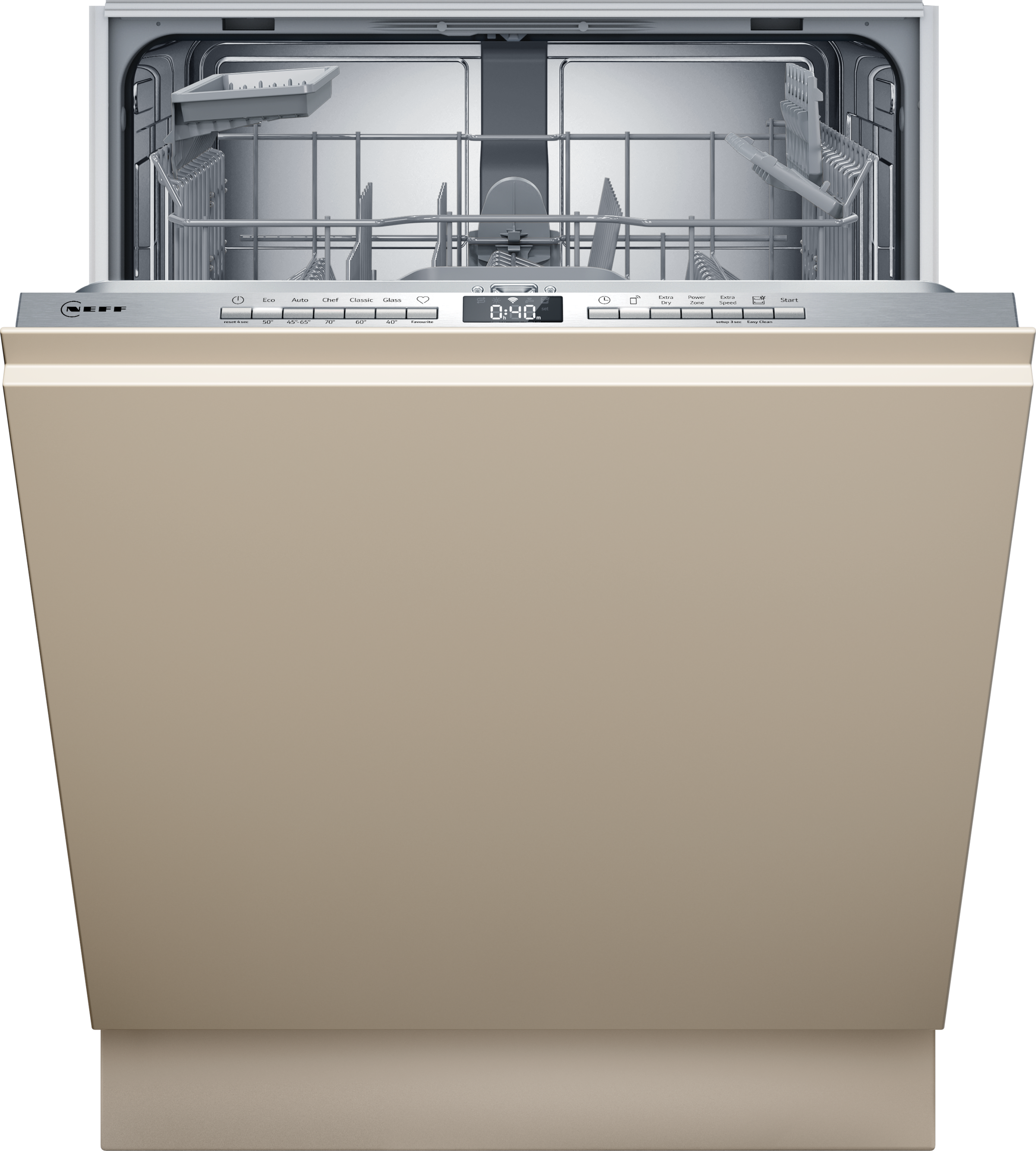 NEFF vollintegrierbarer Geschirrspüler »S155HTX04E«, 13 Maßgedecke, mit Rack Matic