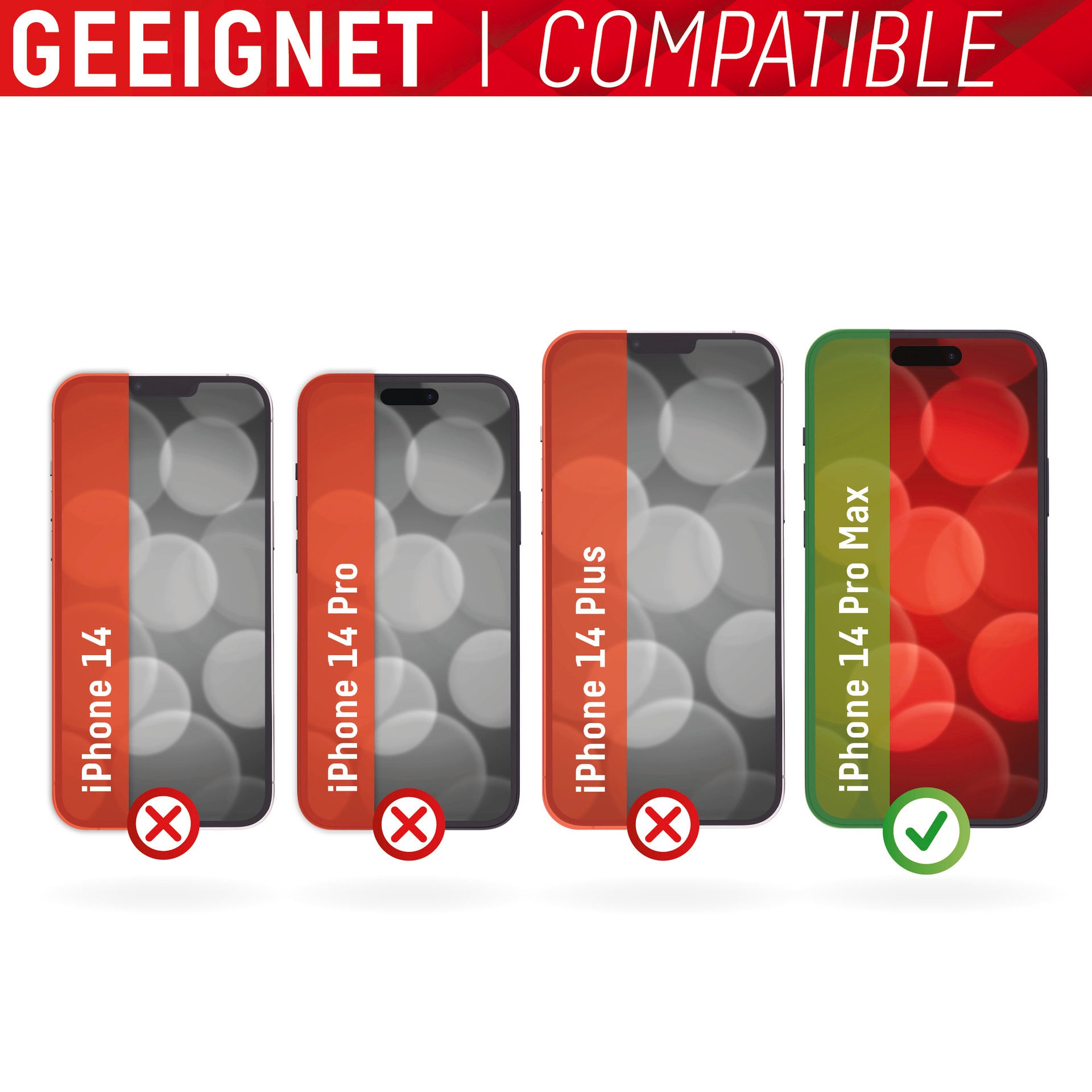 Displex Displayschutzglas »Real Glass - iPhone 14 Pro Max«, für iPhone 14 Pro Max
