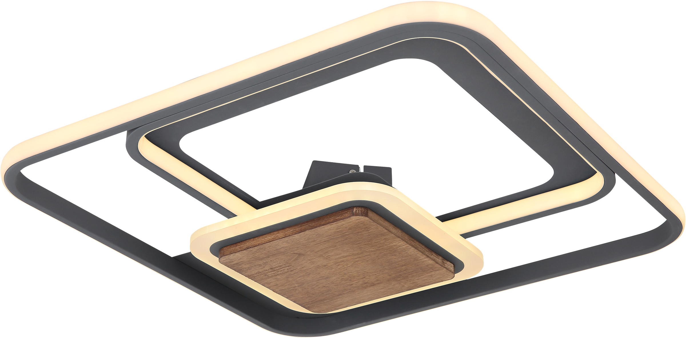 GLOBO LIGHTING LED Deckenleuchte »NIRRA« LED-Modul Warmweiß Deckenlampe/Wohnzimmer/Schlafzimmer/modern