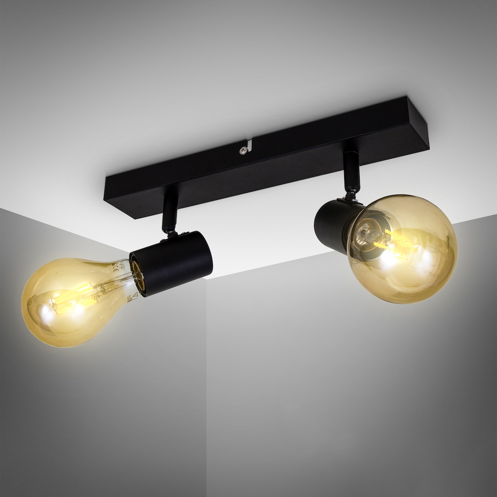 B.K.Licht LED Deckenspots, 2 flammig-flammig