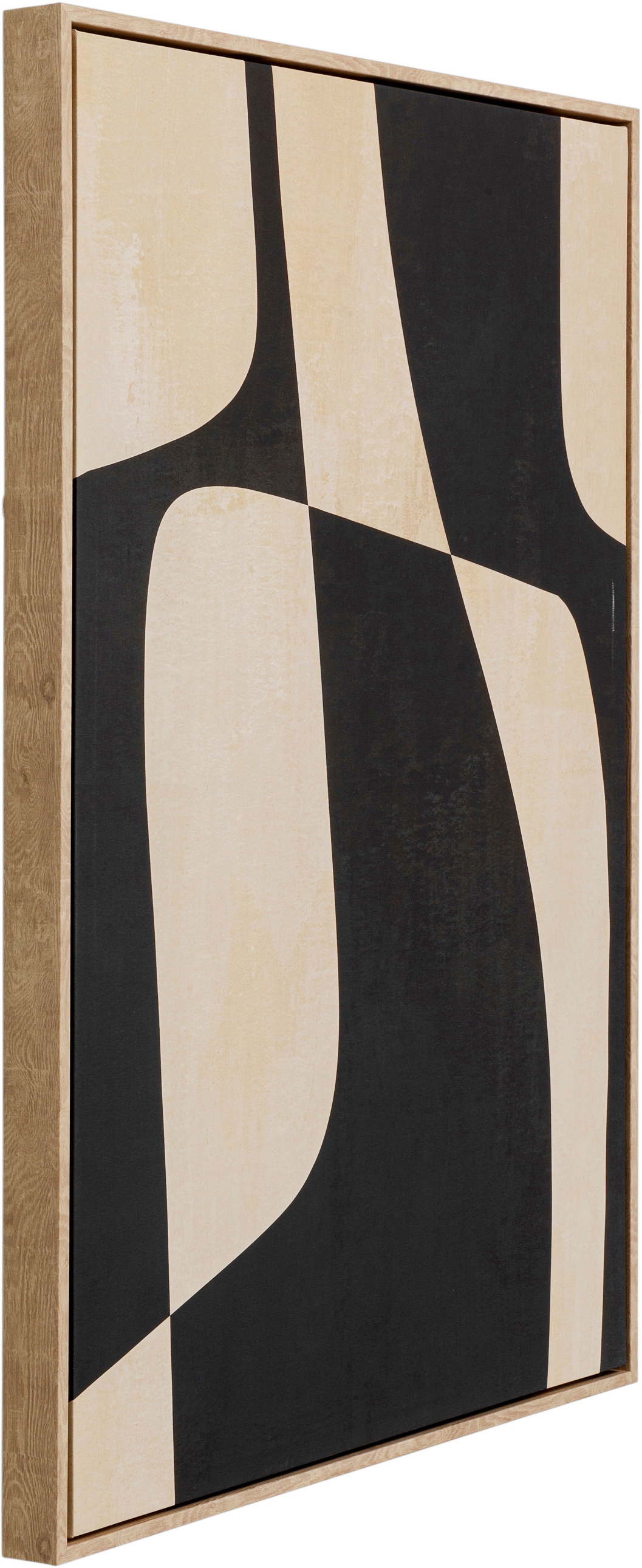 Kare Design Leinwandbild »Leinwandbild Classic Shape Blacky«