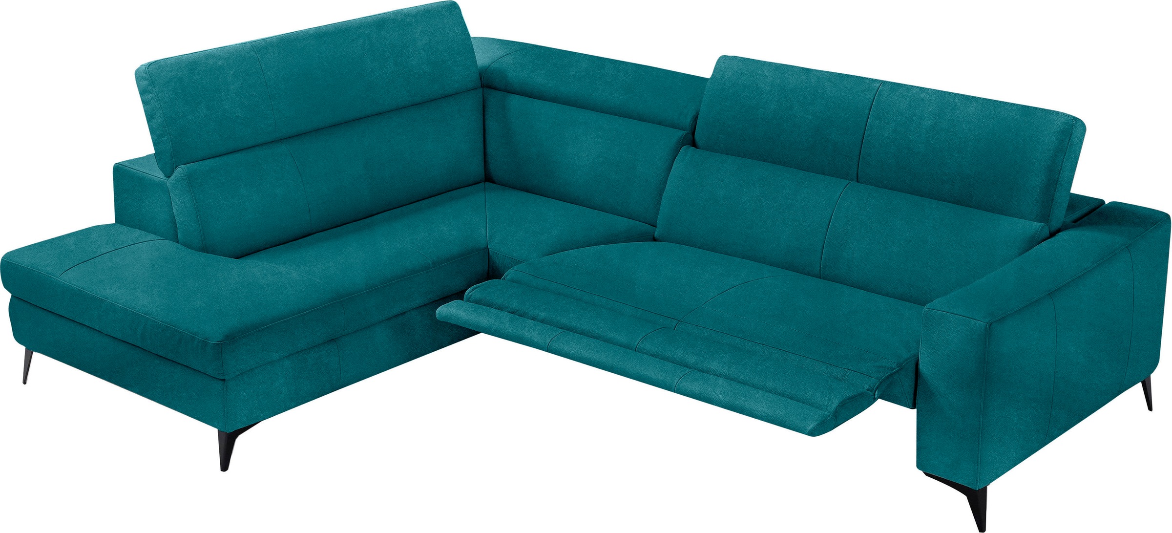 Egoitaliano Ecksofa »Edith, Designsofa mit hohem Sitzkomfort, L-Form«, inkl günstig online kaufen