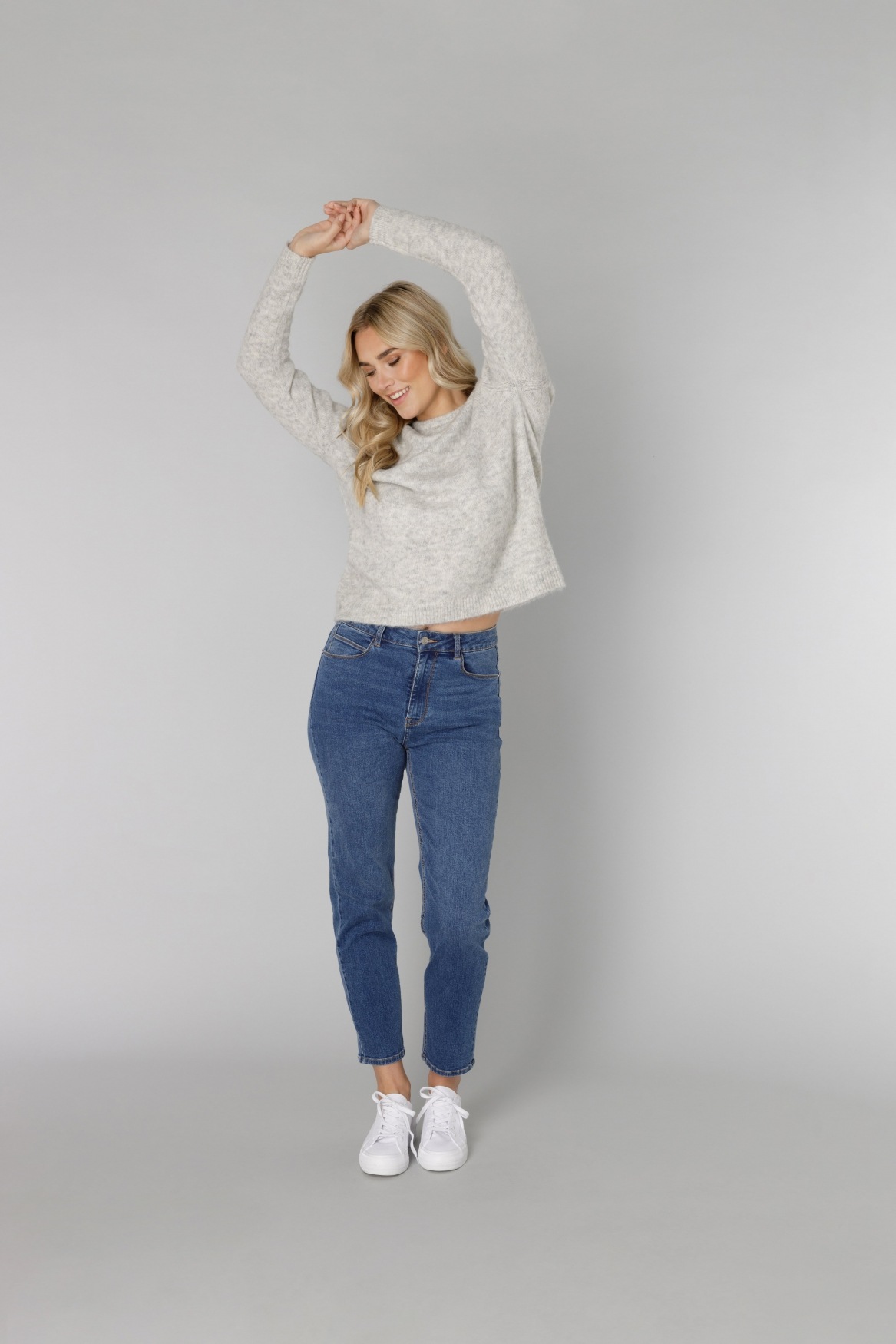 Base Level Strickpullover »Yana« mit Wolle