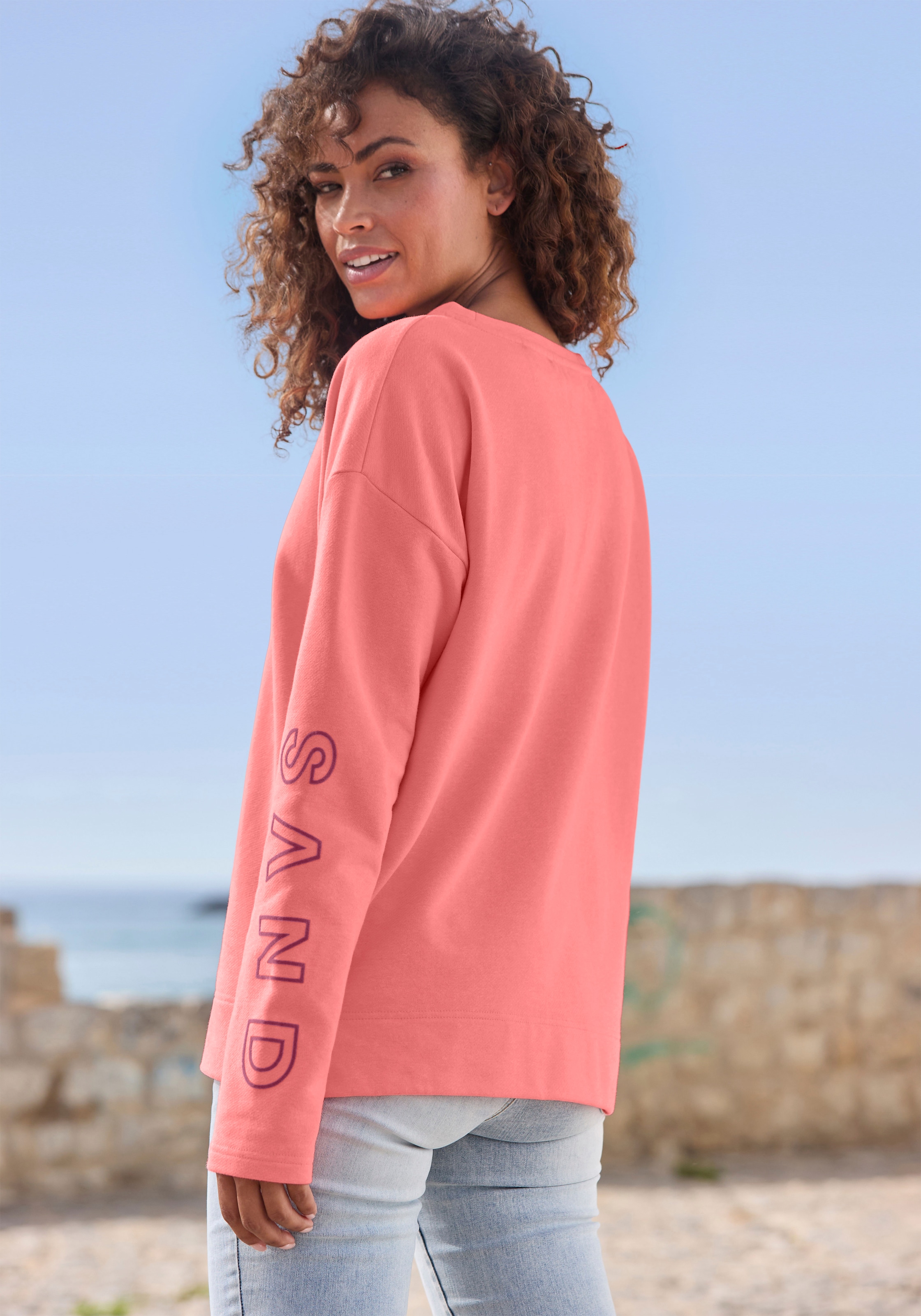 Elbsand Sweatshirt »Andra«, mit Logoprint
