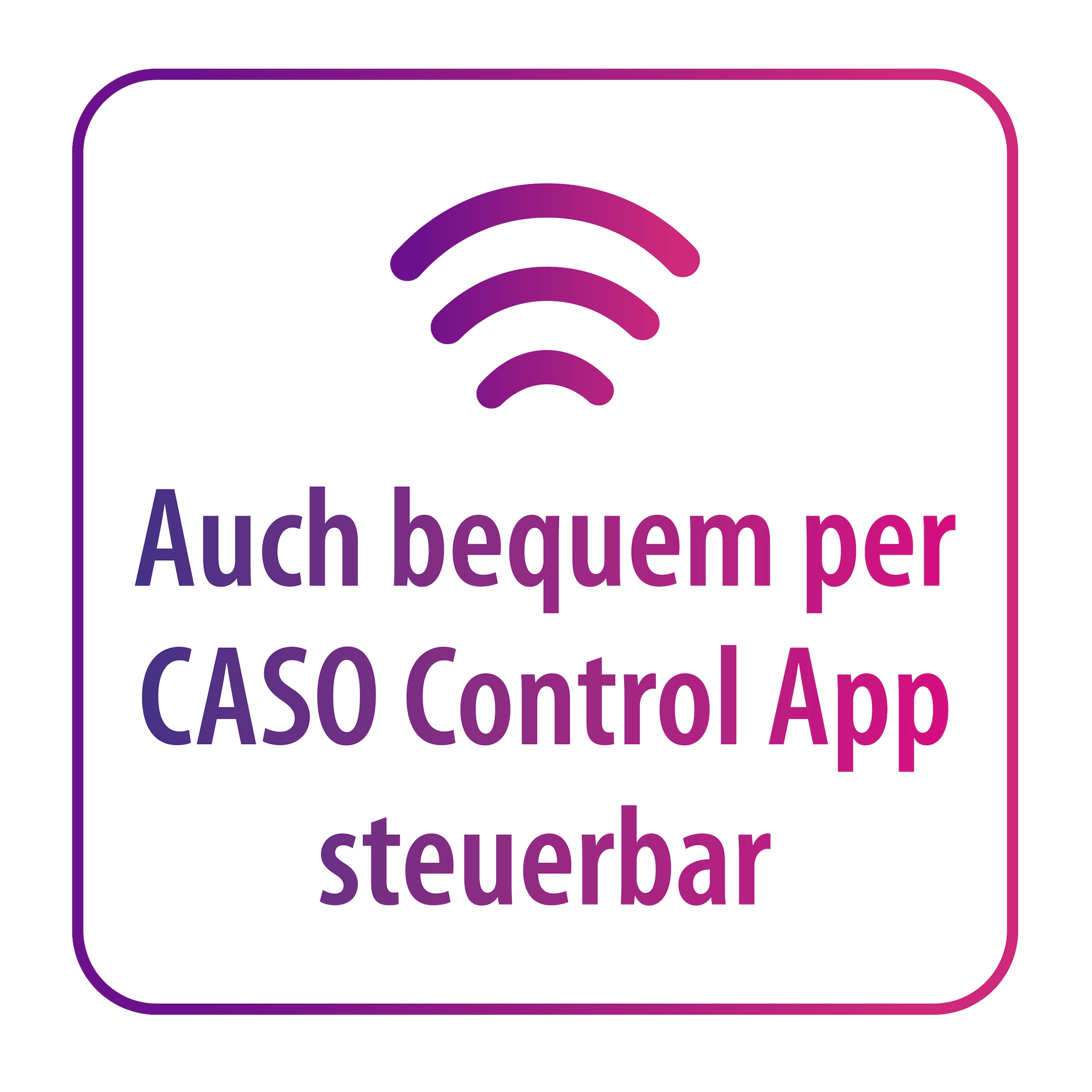 Caso Weinkühlschrank »729 WineExclusive 126 Smart«