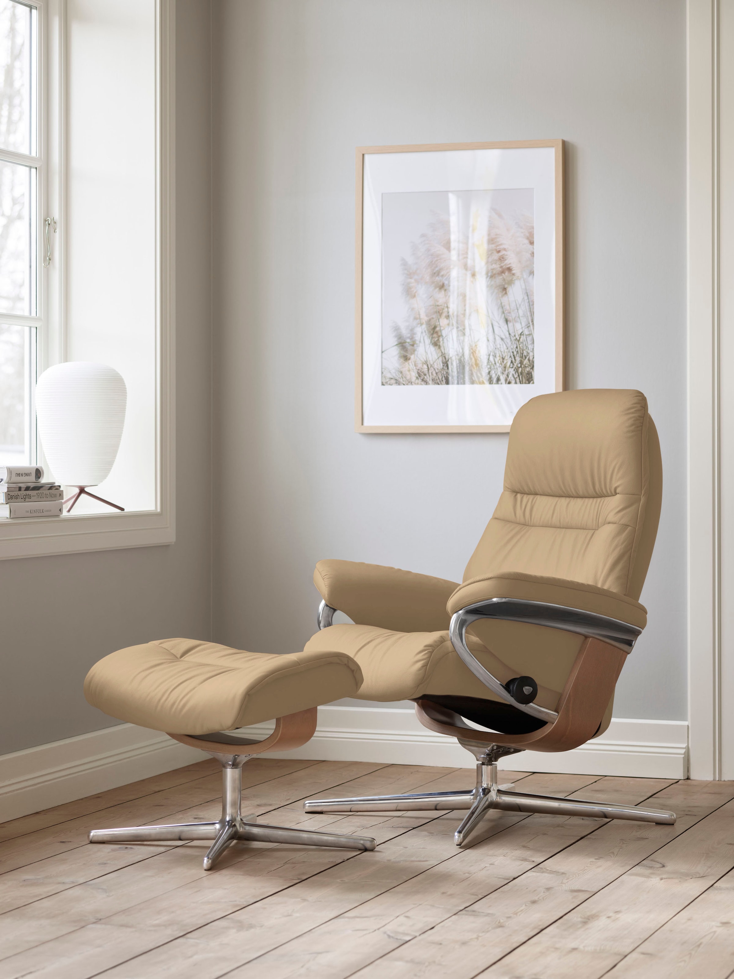 Stressless® Relaxsessel »Sunrise«, (Set, Relaxsessel mit Hocker), mit Hocke günstig online kaufen