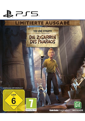 Spielesoftware »Tim und Struppi - Die Zigarren des Pharaos«, PlayStation 5