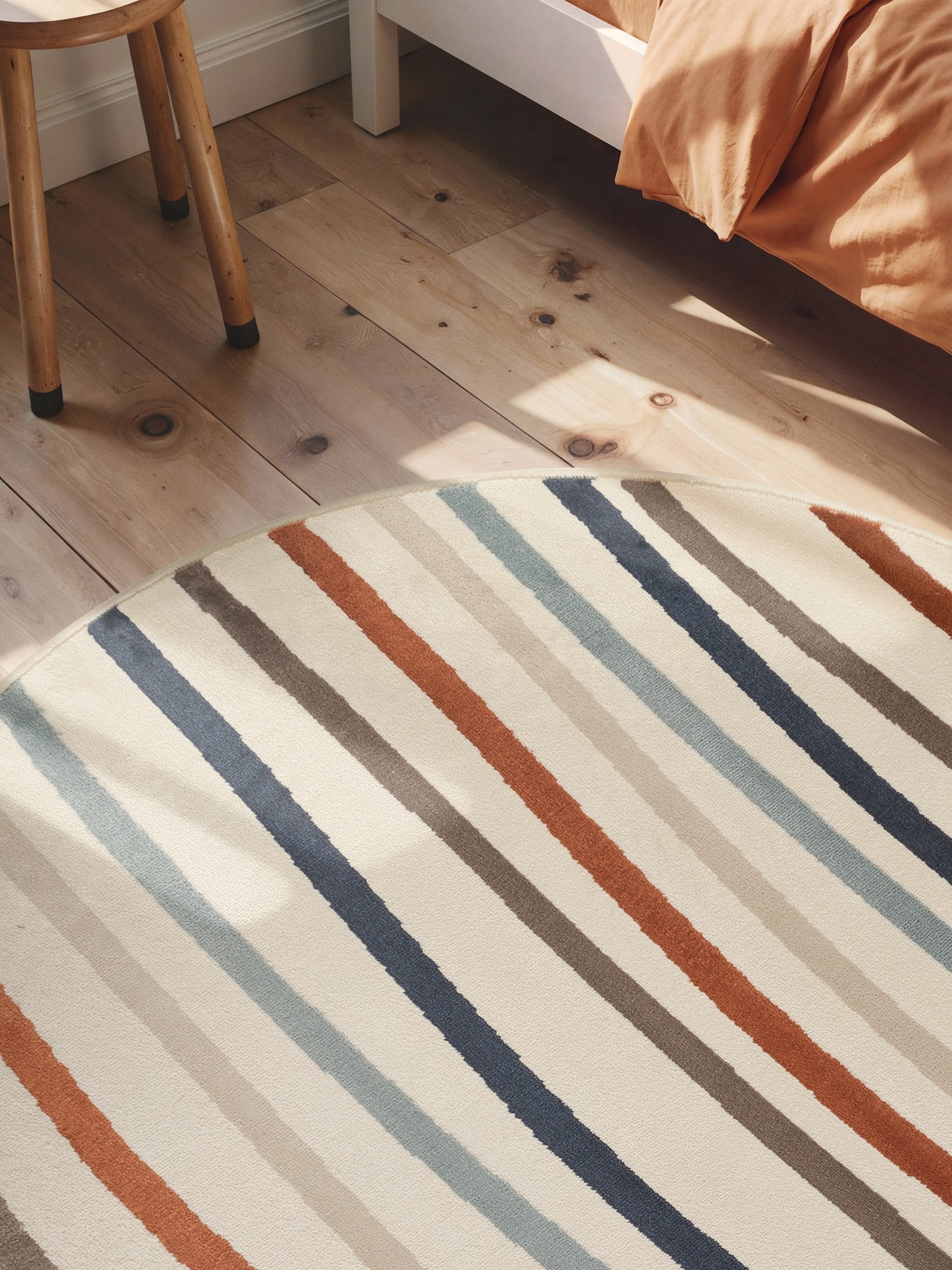 HANSE Home Kinderteppich »Linnea« rund 10 mm Höhe Pflegeleicht, Weich, Kinderzimmer, Spielteppich, Spielunterlage