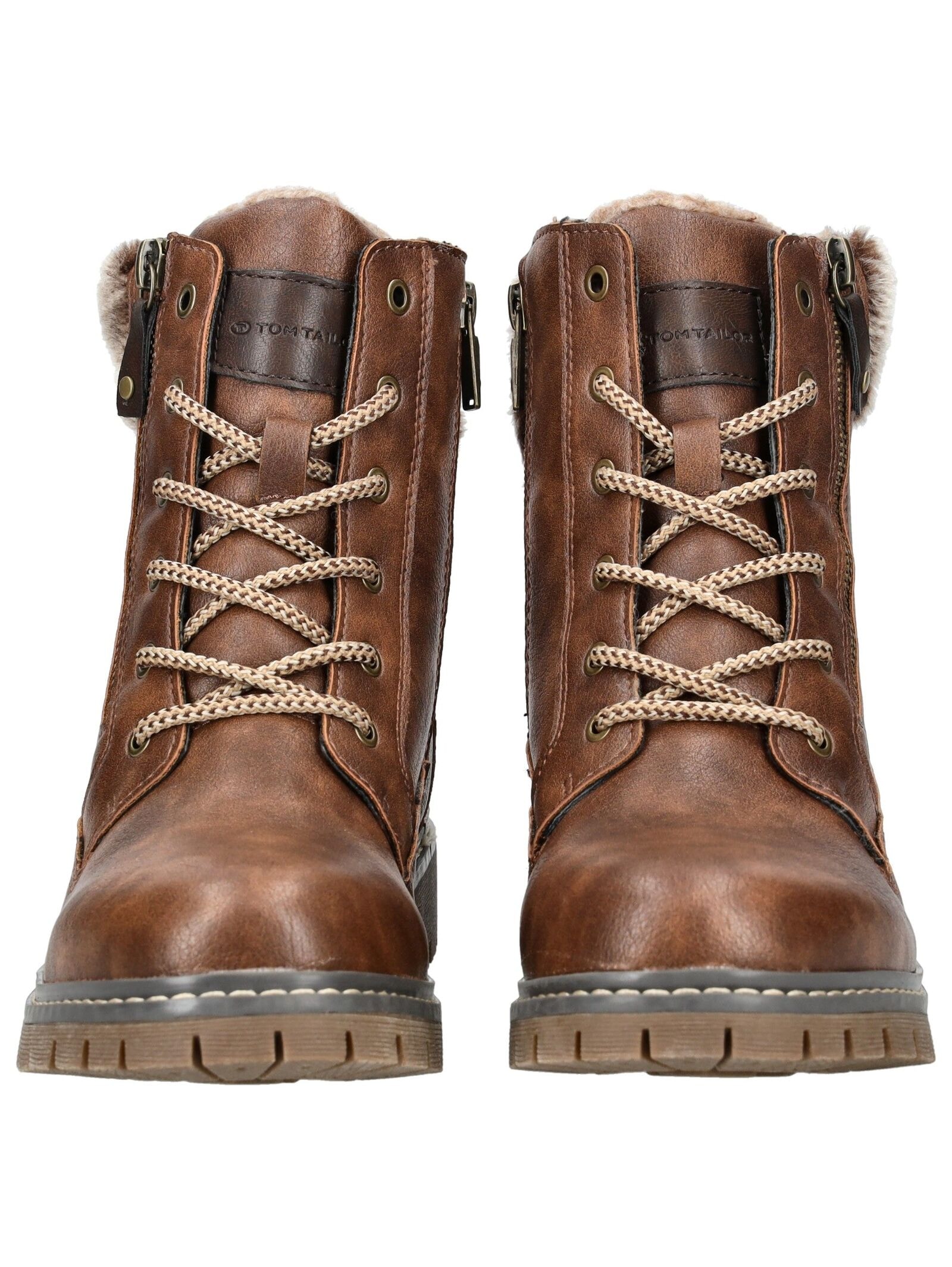 TOM TAILOR Schnürstiefelette »Tom Tailor Stiefelette Lederimitat/Textil«
