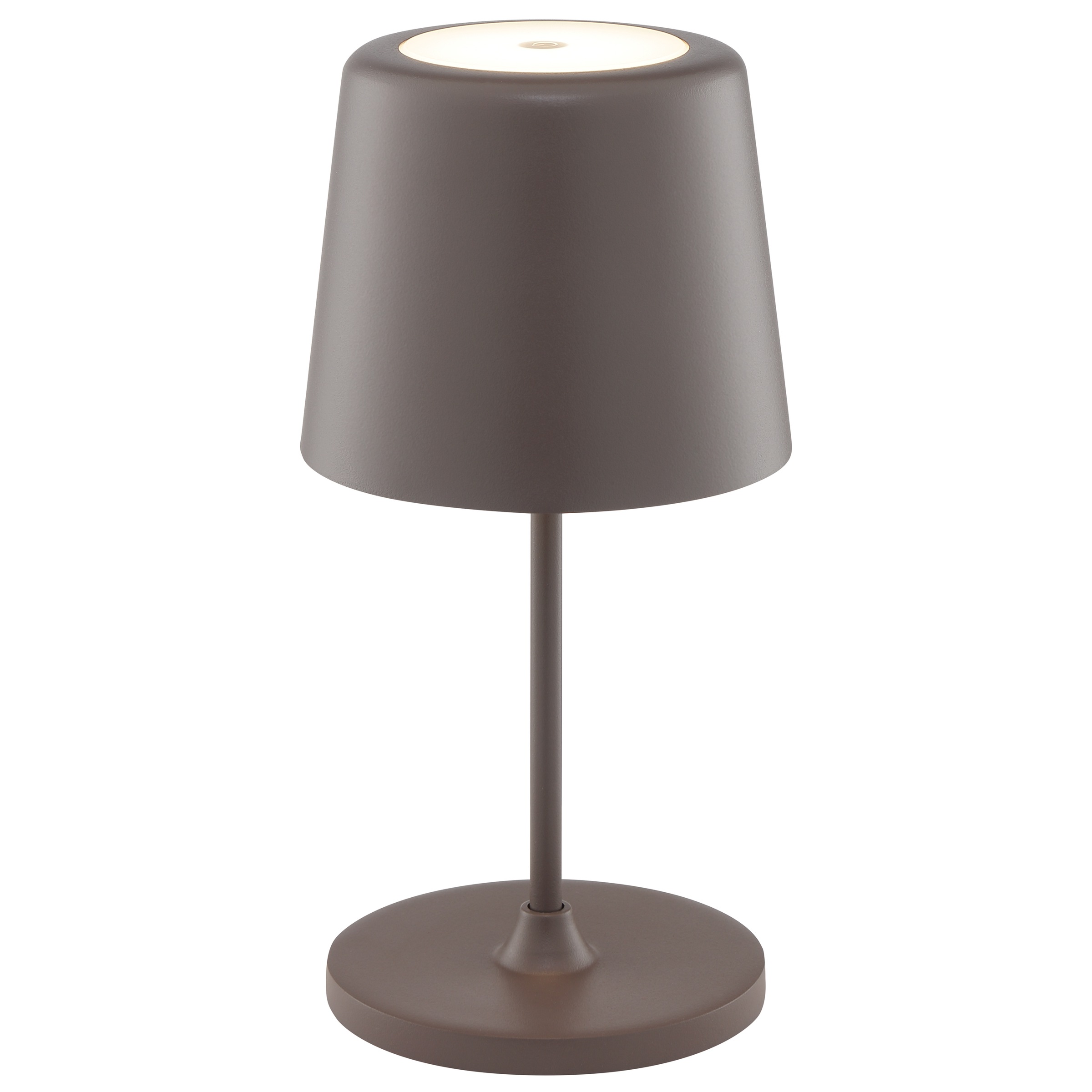 Brilliant LED Tischleuchte »Kaami - mobile LED Außen Akku Tischlampe 2er-Set« LED-Modul 2 Stk. Warmweiß 310 lm, Touchdimmer, USB, Akku, Outdoor, Indoor, Akkuleuchte 37cm hoch