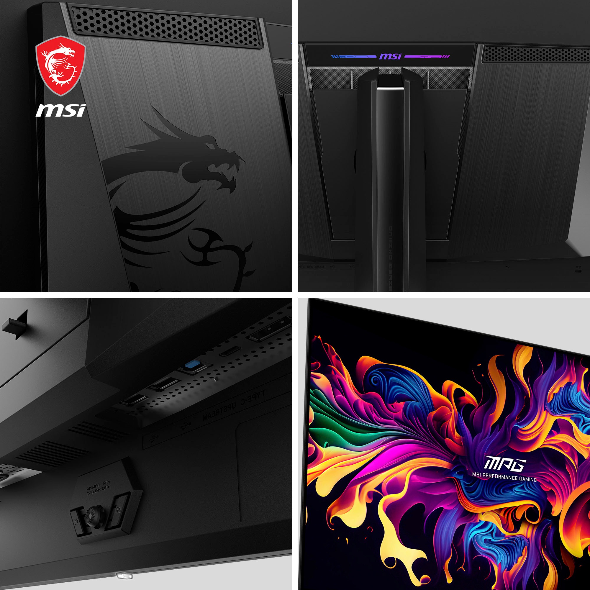 MSI Gaming-Monitor »MPG 321URX QD-OLED«, 80 cm/32 Zoll, 3840 x 2160 px, 4K Ultra HD, 0,03 ms Reaktionszeit, 240 Hz
