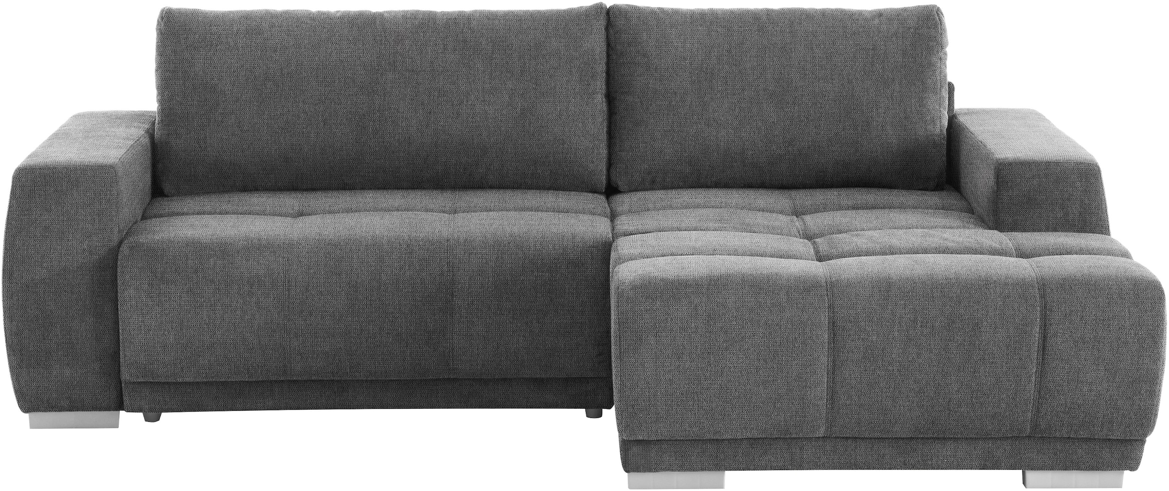 INOSIGN Ecksofa »Bolero L-Form«, wahlweise mit Bettfunktion & Bettkasten