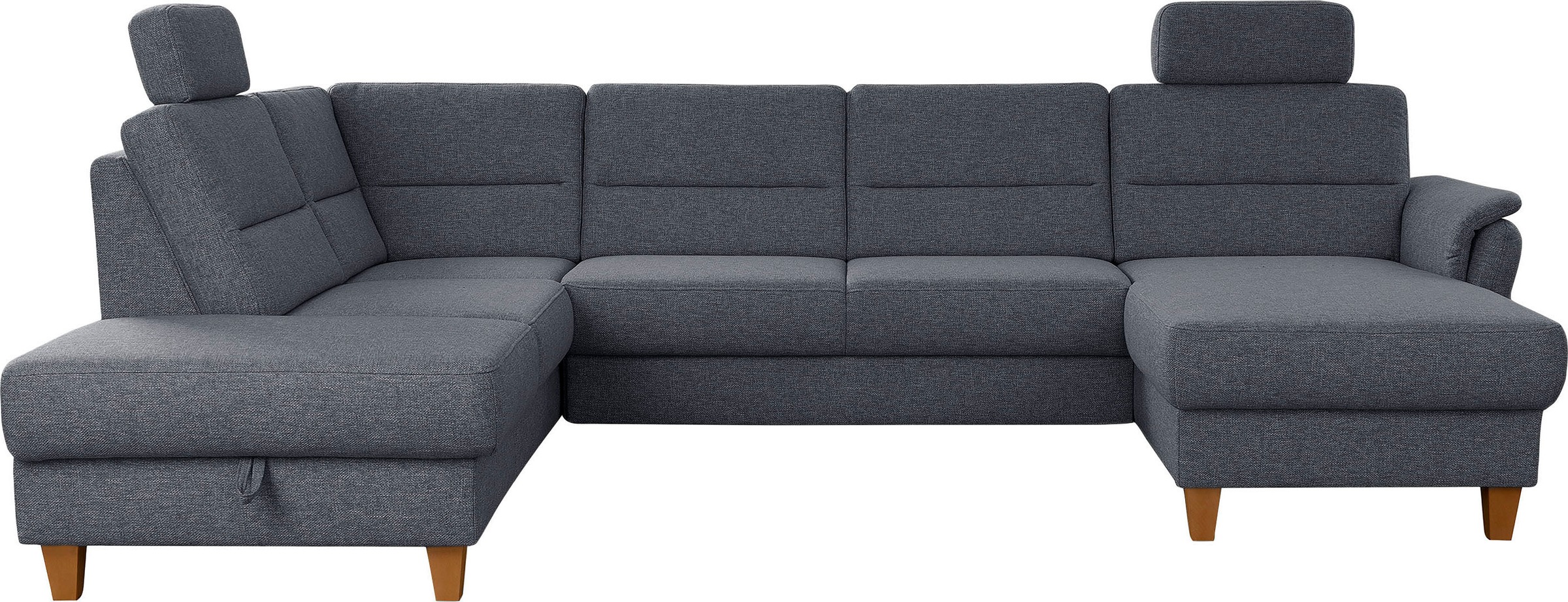 Home affaire Wohnlandschaft »Palmera U-Form, B: 308 cm« optional Bettfunkti günstig online kaufen