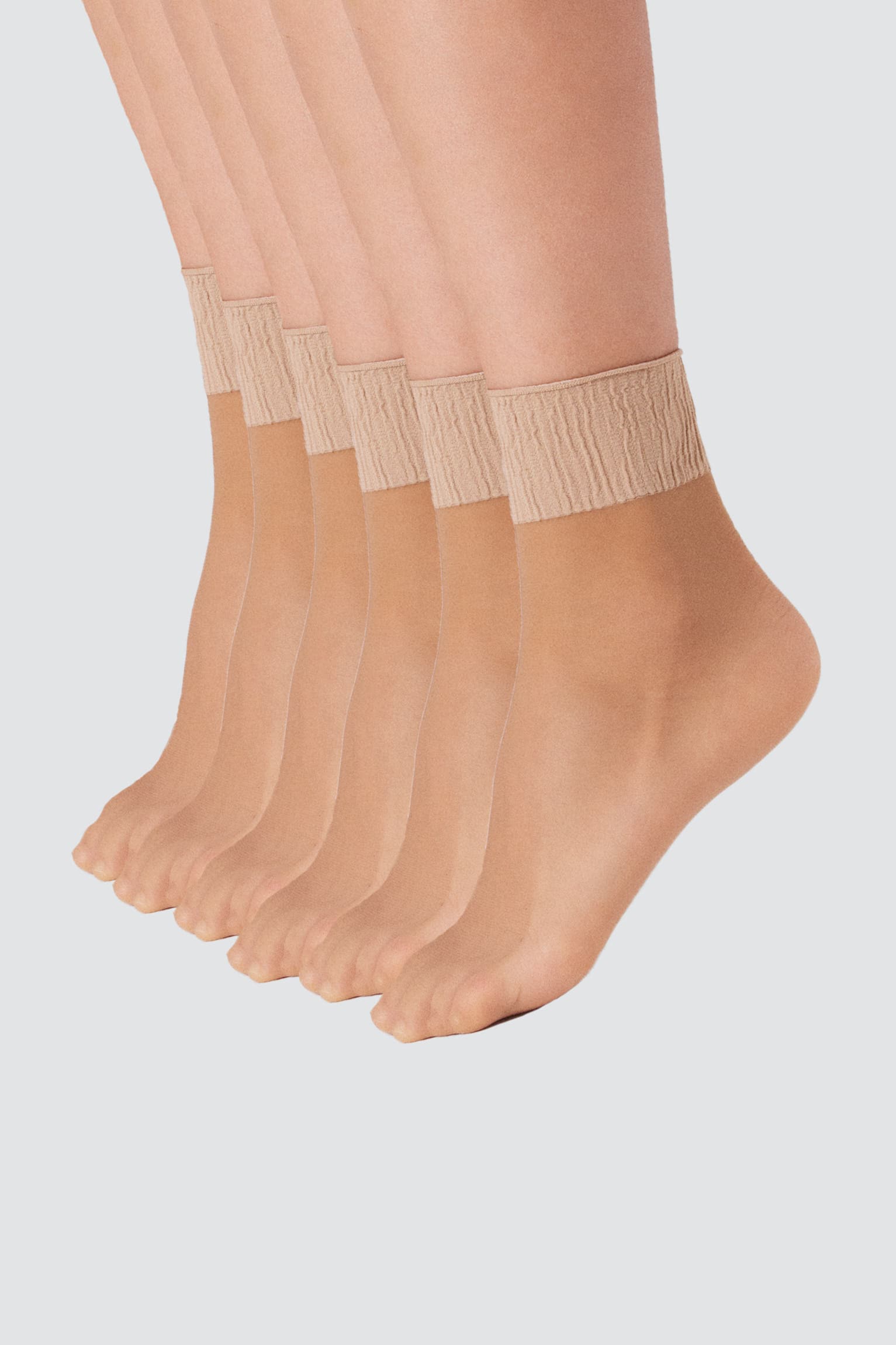 YSABEL MORA Feinsocken 6 Paar,  elastisches Bündchen