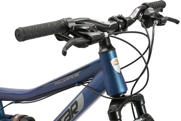 Bikestar Mountainbike 21 Gang Shimano RD-TY300 Schaltwerk Kettenschaltung für Damen und Herren, Kettenschaltung