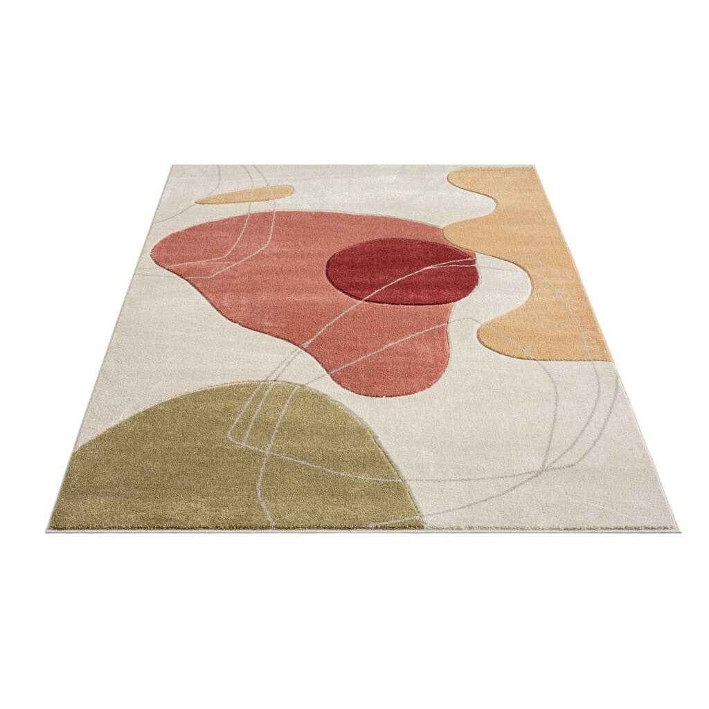 Carpet City Teppich »BONITO7158«, rechteckig, 11 mm Höhe, Flachflor, Hochti günstig online kaufen