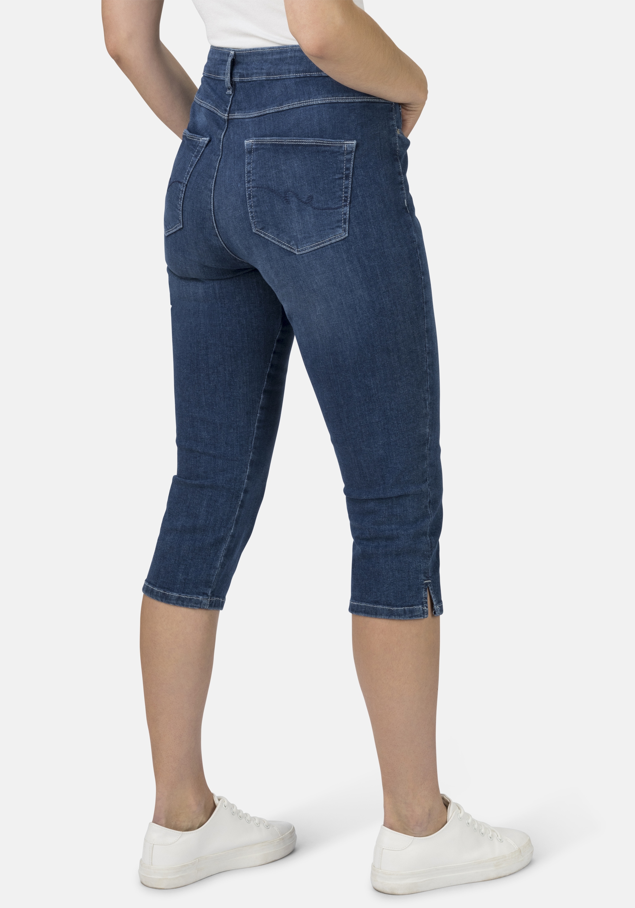 STOOKER WOMEN 7/8-Jeans »Tahiti Denim Capri Slim Fit«, Capri Slim Fit Casual Clean Wash Denim Jeans für Damen