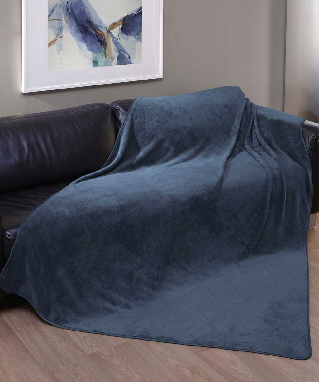 fleuresse Wohndecke »Lech D«, Edel-Flanell, in Gr. 135x190, 150x200 cm, Kus günstig online kaufen