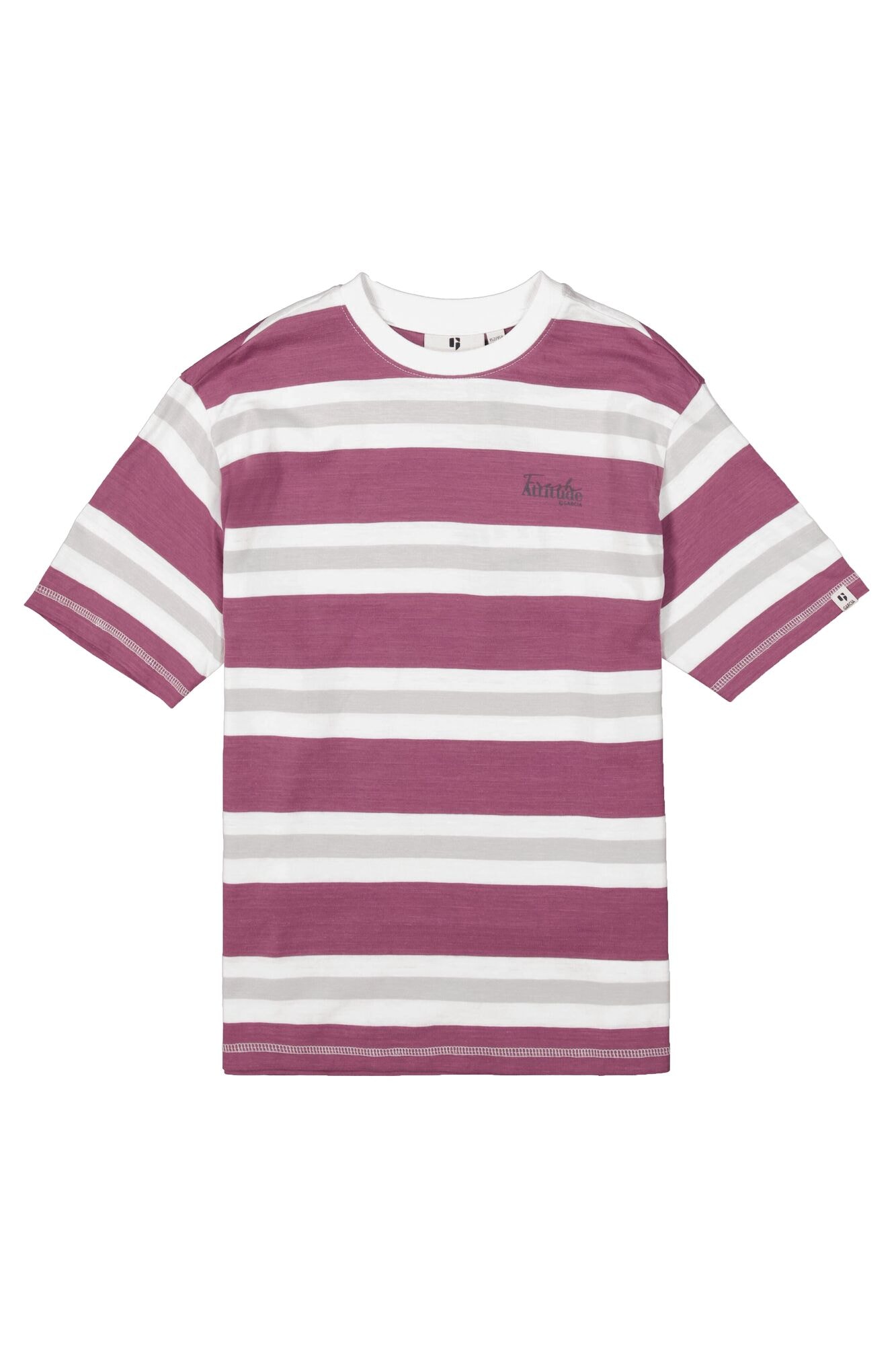 Garcia T-Shirt mit Streifen Muster