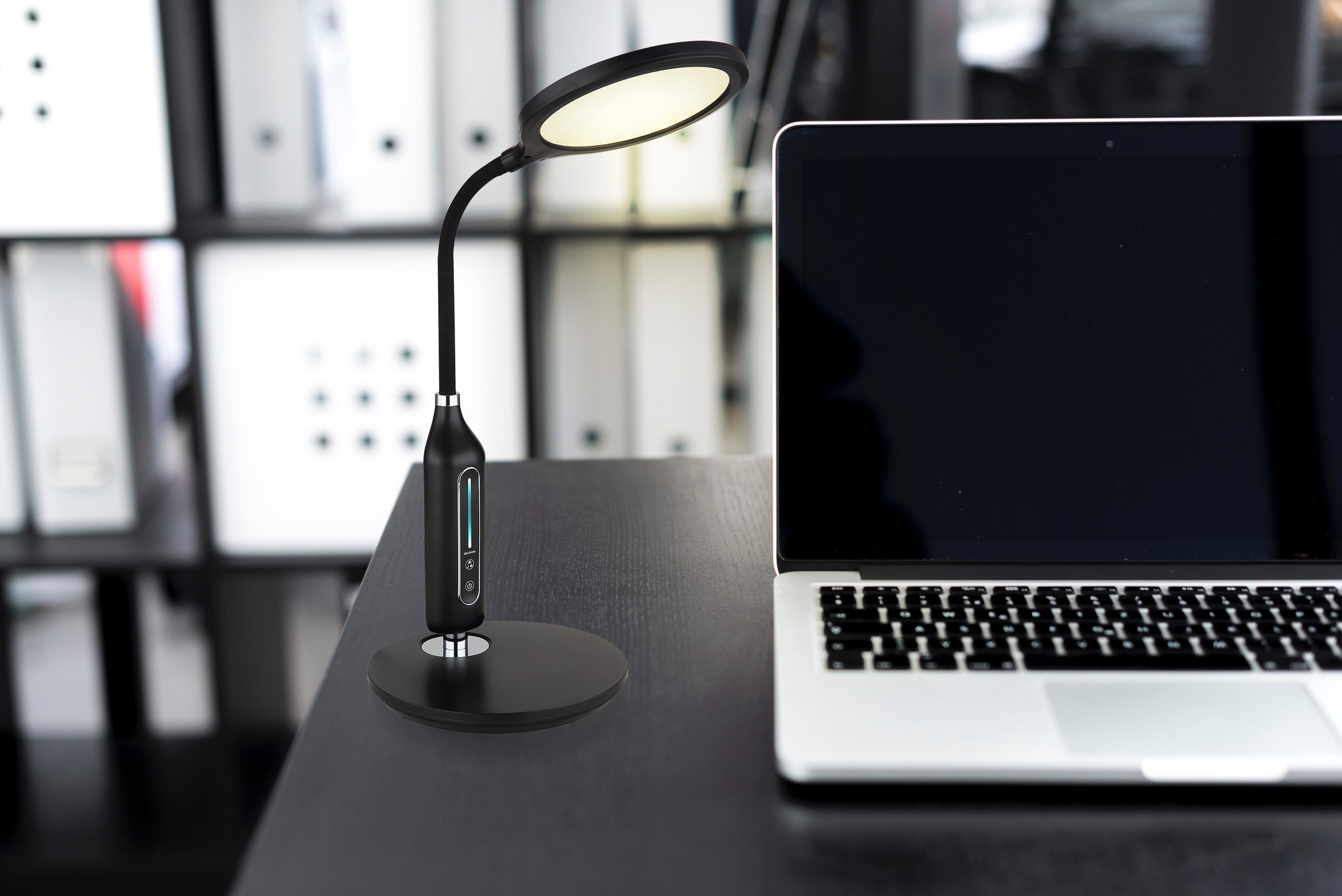 GLOBO LIGHTING LED Tischleuchte »FRUGGY«, Leuchtmittel LED-Modul | LED fest integriert, Tischlampe/Arbeitszimmer/Bürotischleuchte/Flexo/Touch Ein/Aus